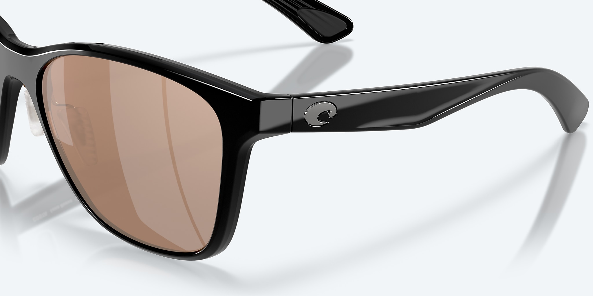 Lentes de Sol Costa Luna Nueva L (57-16) con Cobre y Plateado Espejado lente y Negro montura Imagen 6 de 8 Lentes de Sol Costa Luna Nueva L (57-16) con Cobre y Plateado Espejado lente y Negro montura Imagen 6 de 8