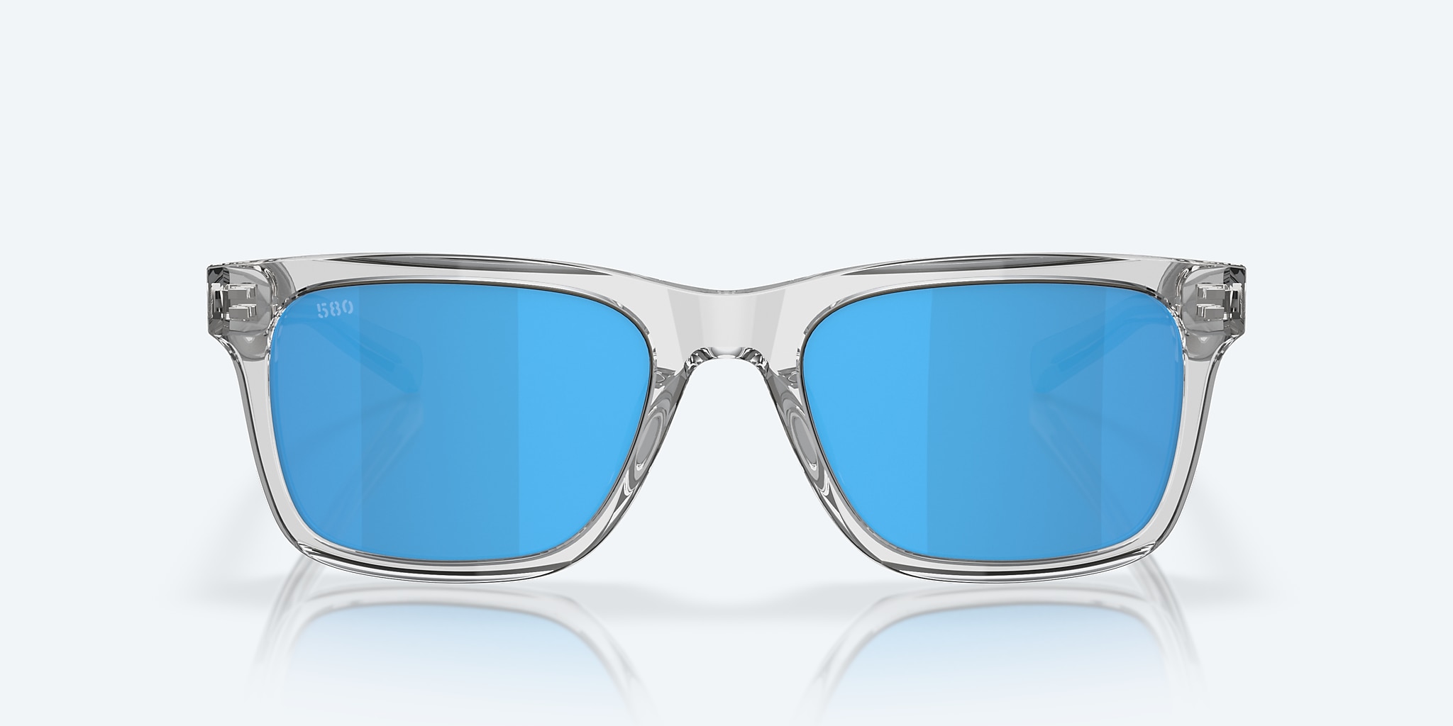 Lunettes de soleil Costa Tybee M (55-19) avec Effet miroir bleu verre et Cristal gris clair brillant monture Image 2 de 7 Lunettes de soleil Costa Tybee M (55-19) avec Effet miroir bleu verre et Cristal gris clair brillant monture Image 2 de 7