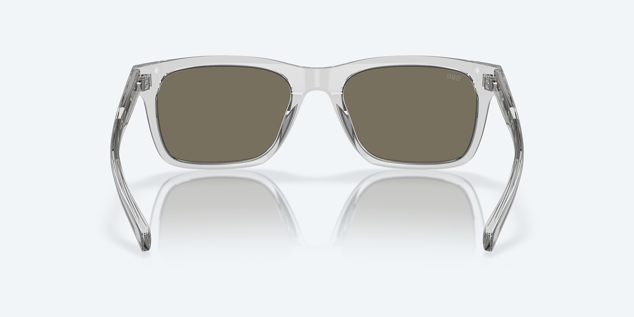 Lunettes de soleil Costa Tybee M (55-19) avec Effet miroir bleu verre et Cristal gris clair brillant monture Image 4 de 7 Lunettes de soleil Costa Tybee M (55-19) avec Effet miroir bleu verre et Cristal gris clair brillant monture Image 4 de 7
