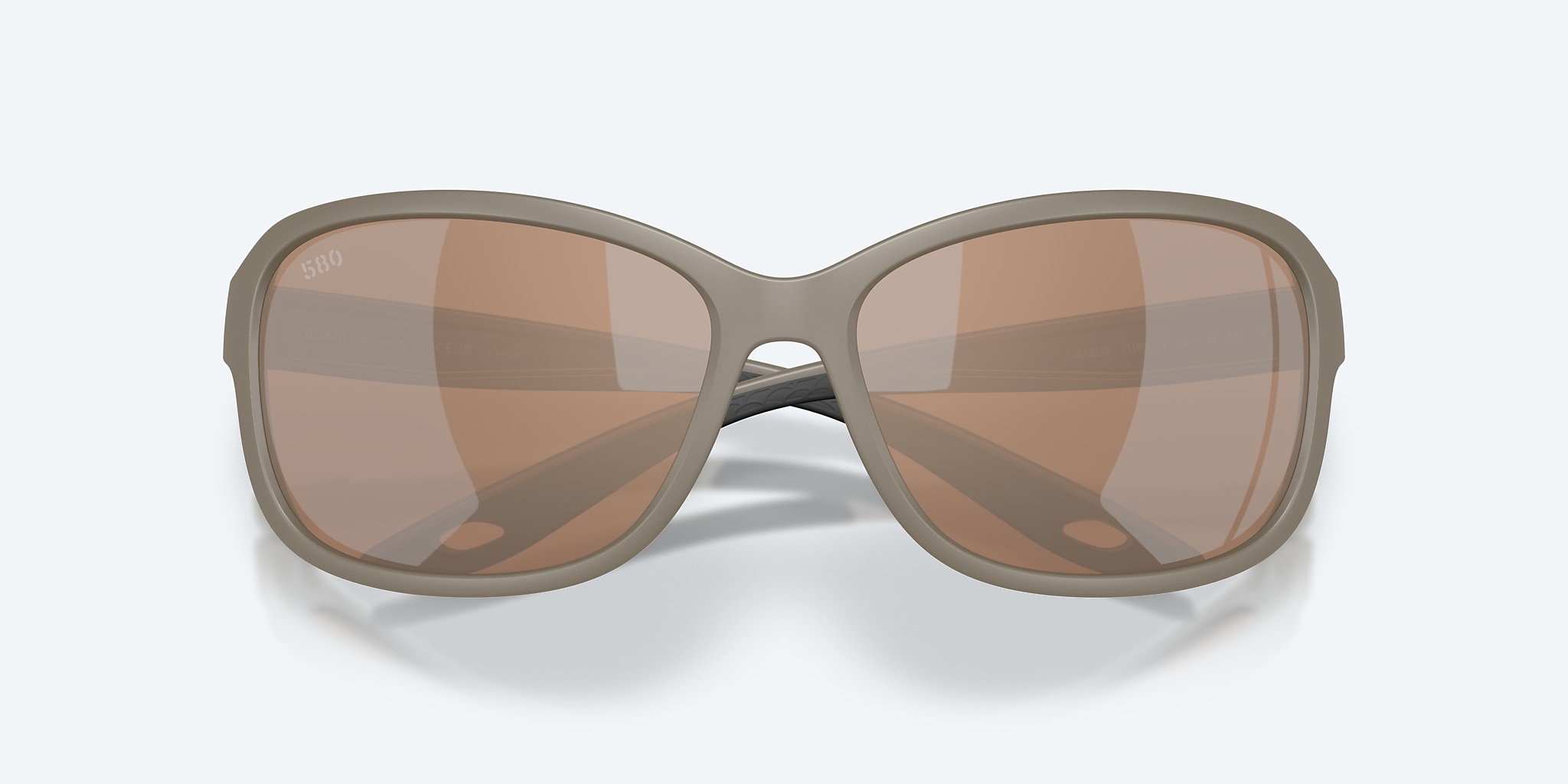 Sunglasses Costa Seadrift S (58-15) with Copper Silver Mirror lens and Matte Sand frame Image 5 of 7 Sunglasses Costa Seadrift S (58-15) with Copper Silver Mirror lens and Matte Sand frame Image 5 of 7