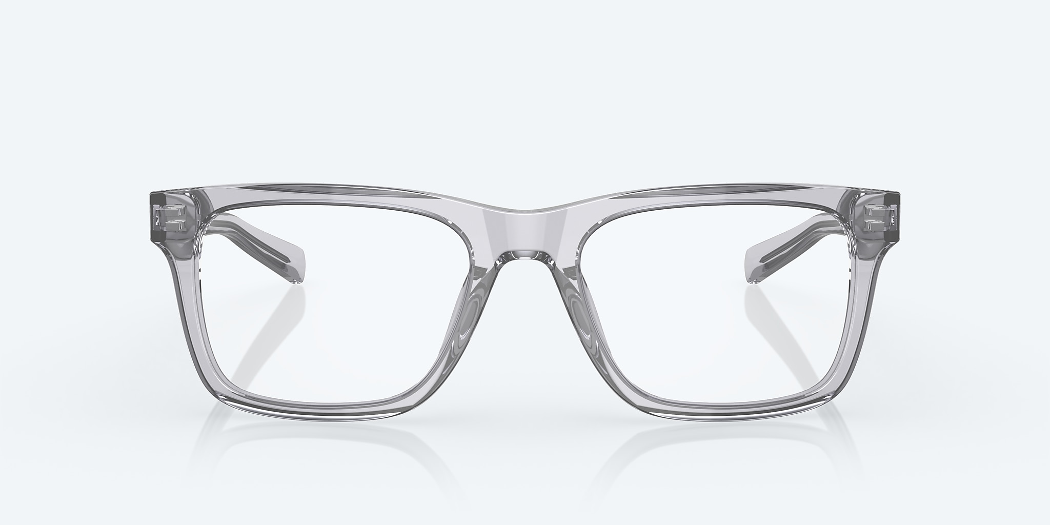 Eyeglasses Costa Tybee RX M (55-20) with Demo Lens lens and Shiny Light Gray Crystal frame Image 2 of 7 Eyeglasses Costa Tybee RX M (55-20) with Demo Lens lens and Shiny Light Gray Crystal frame Image 2 of 7