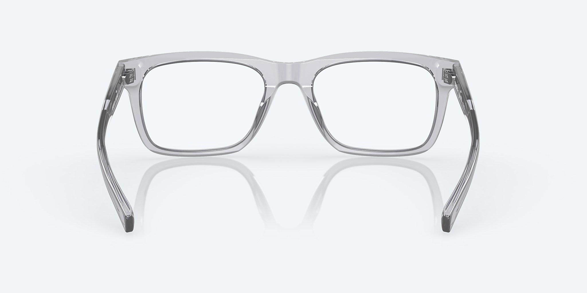 Eyeglasses Costa Tybee RX M (55-20) with Demo Lens lens and Shiny Light Gray Crystal frame Image 4 of 7 Eyeglasses Costa Tybee RX M (55-20) with Demo Lens lens and Shiny Light Gray Crystal frame Image 4 of 7