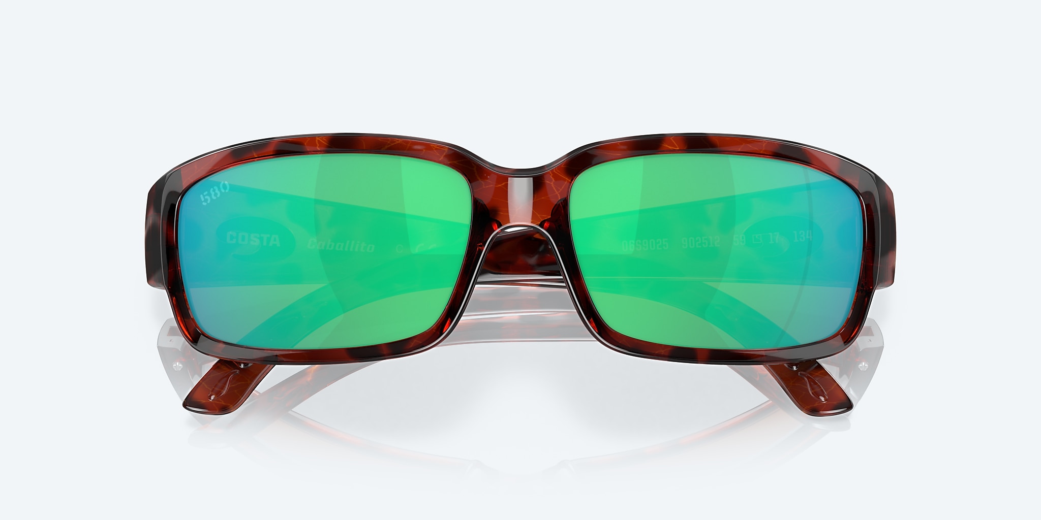 Sunglasses Costa Caballito M (59-15) with Green Mirror lens and Tortoise frame Image 5 of 7 Sunglasses Costa Caballito M (59-15) with Green Mirror lens and Tortoise frame Image 5 of 7