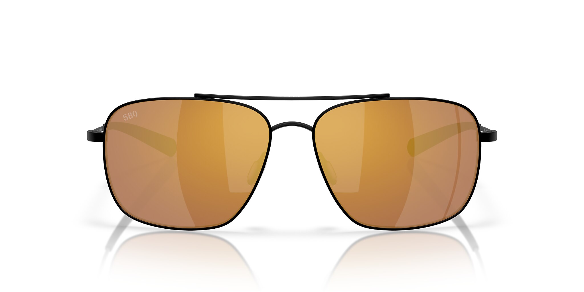 Costa Canaveral XL (59-15) with Gold Mirror lenses and Satin Black