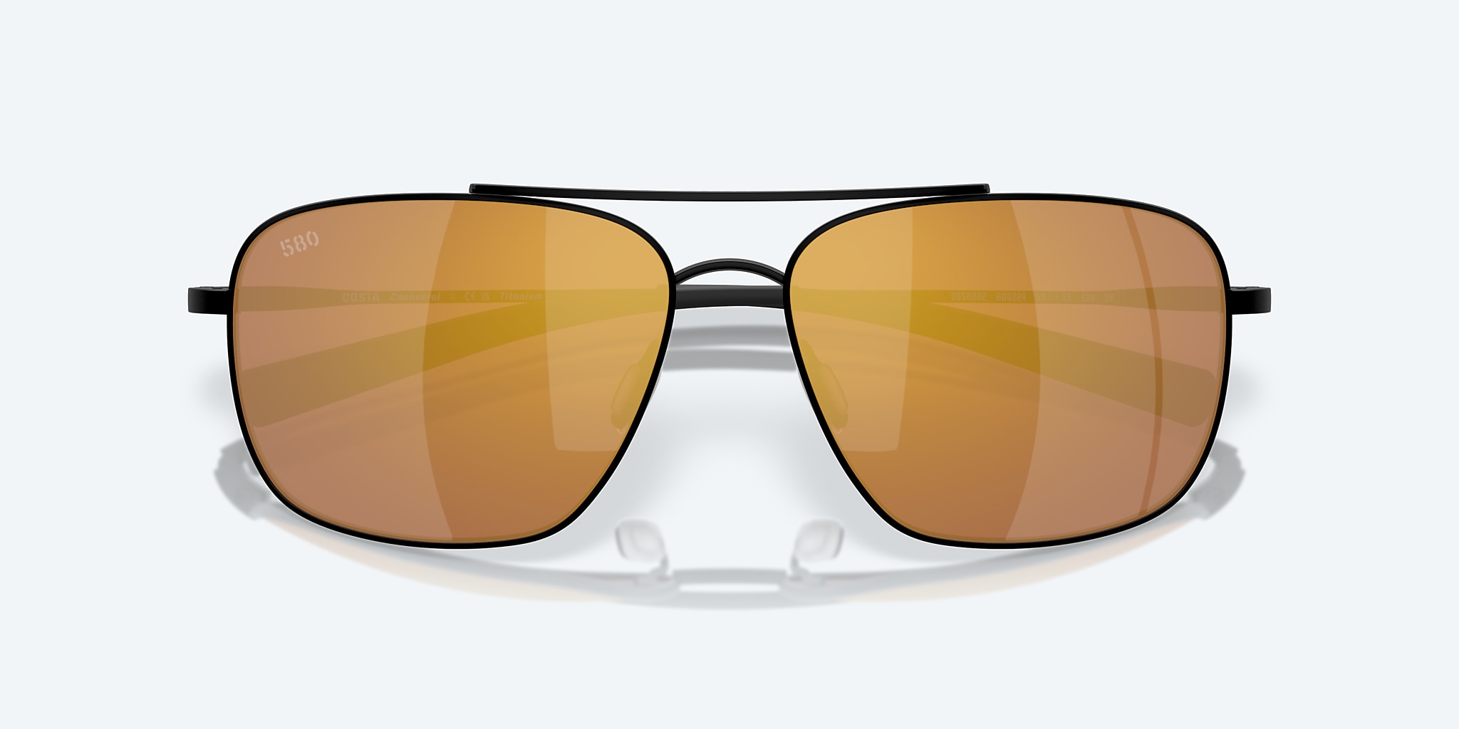 Sunglasses Costa Canaveral XL (59-15) with Gold Mirror lens and Satin Black frame Image 5 of 7 Sunglasses Costa Canaveral XL (59-15) with Gold Mirror lens and Satin Black frame Image 5 of 7