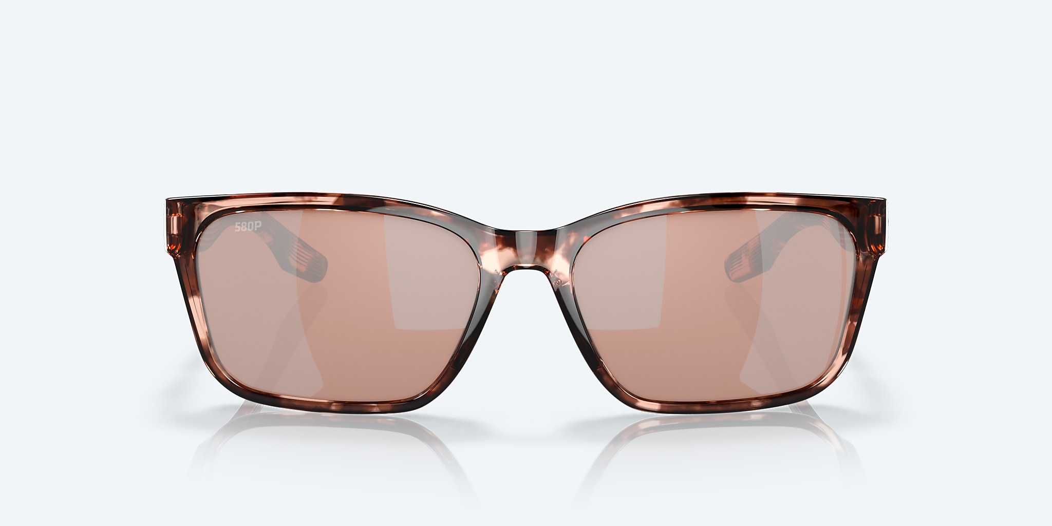 Sunglasses Costa Palmas XL (57-17) with Copper Silver Mirror lens and Coral Tortoise frame Image 2 of 7 Sunglasses Costa Palmas XL (57-17) with Copper Silver Mirror lens and Coral Tortoise frame Image 2 of 7