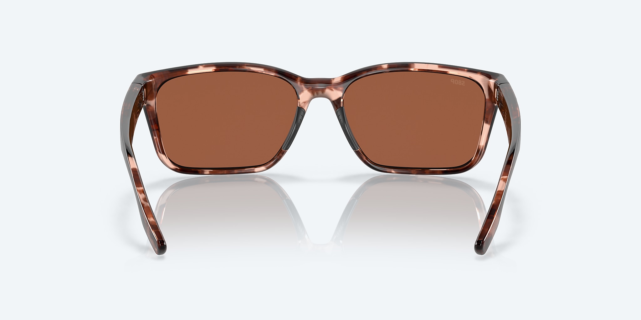 Sunglasses Costa Palmas XL (57-17) with Copper Silver Mirror lens and Coral Tortoise frame Image 4 of 7 Sunglasses Costa Palmas XL (57-17) with Copper Silver Mirror lens and Coral Tortoise frame Image 4 of 7
