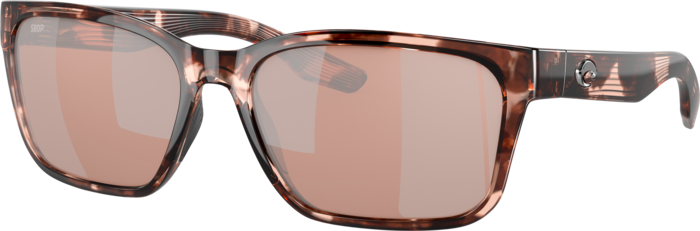 Costa Palmas XL (57-17) with Copper Silver Mirror lenses and Coral