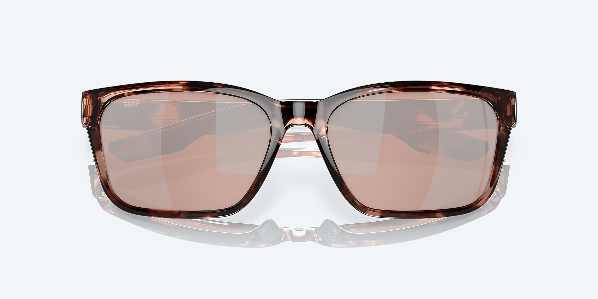 Sunglasses Costa Palmas XL (57-17) with Copper Silver Mirror lens and Coral Tortoise frame Image 5 of 7 Sunglasses Costa Palmas XL (57-17) with Copper Silver Mirror lens and Coral Tortoise frame Image 5 of 7