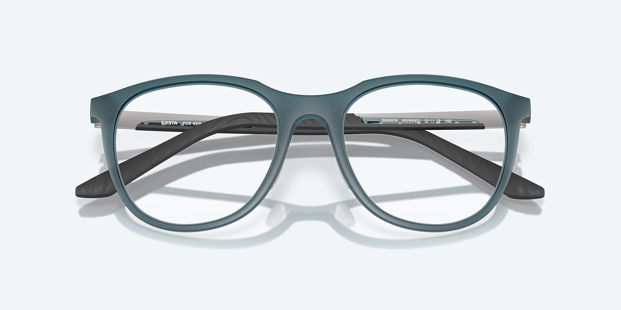 Eyeglasses Costa Pacific Rise 420 L (52-19) with Demo Lens lens and Translucent Deep Blue frame Image 5 of 7 Eyeglasses Costa Pacific Rise 420 L (52-19) with Demo Lens lens and Translucent Deep Blue frame Image 5 of 7