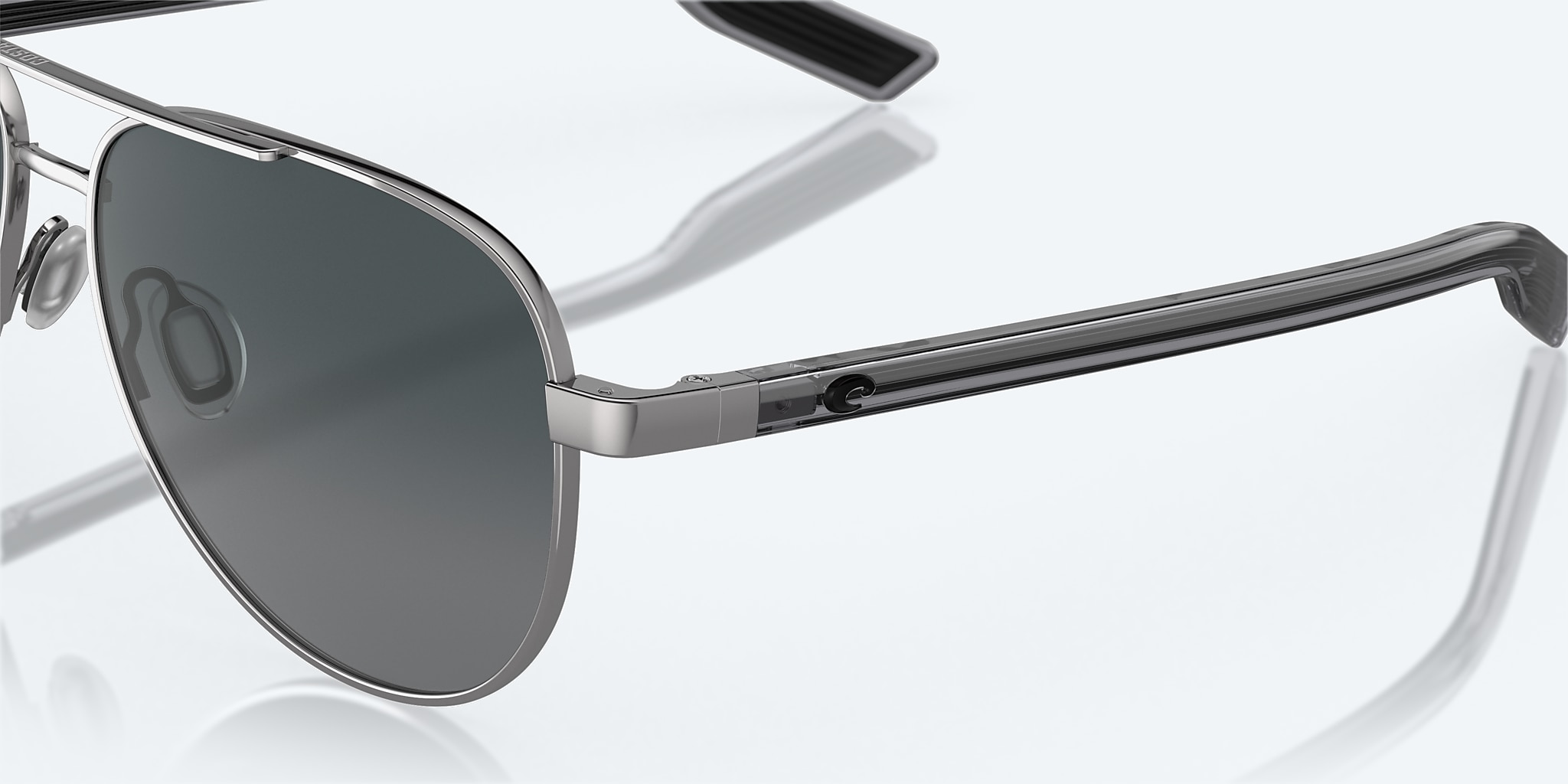 Sunglasses Costa Peli L (57-14) with Demo Lens lens and Gunmetal frame Image 6 of 8 Sunglasses Costa Peli L (57-14) with Demo Lens lens and Gunmetal frame Image 6 of 8