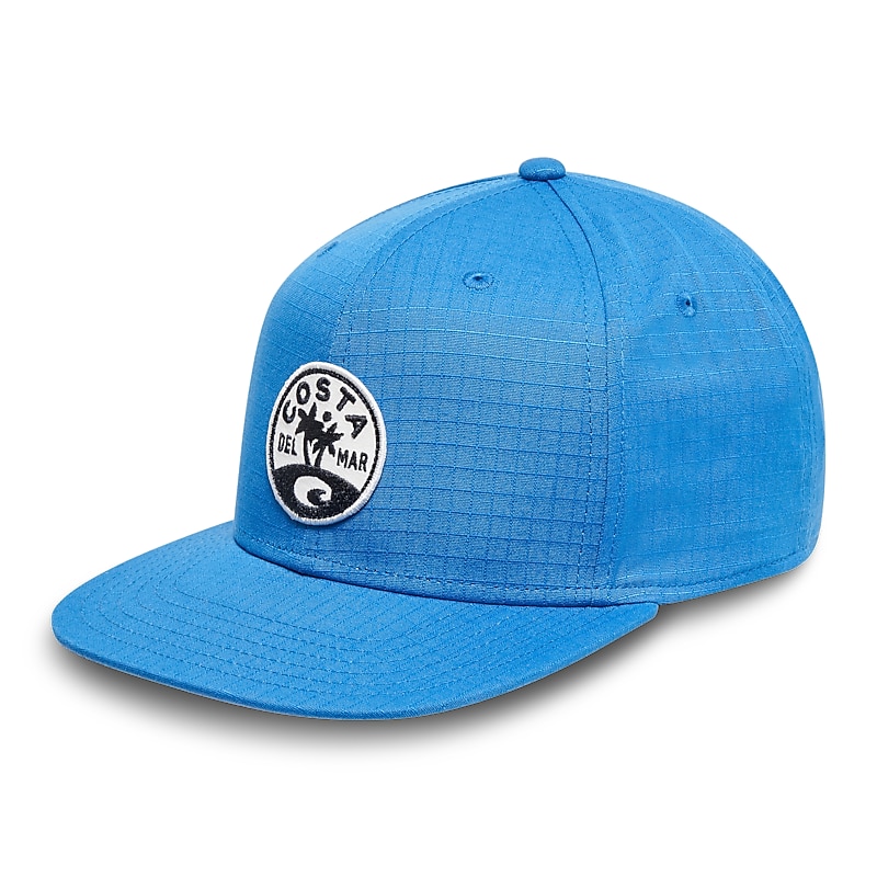 Royal Blue Costa Isla Flat Brim Snapback | Costa Del Mar®