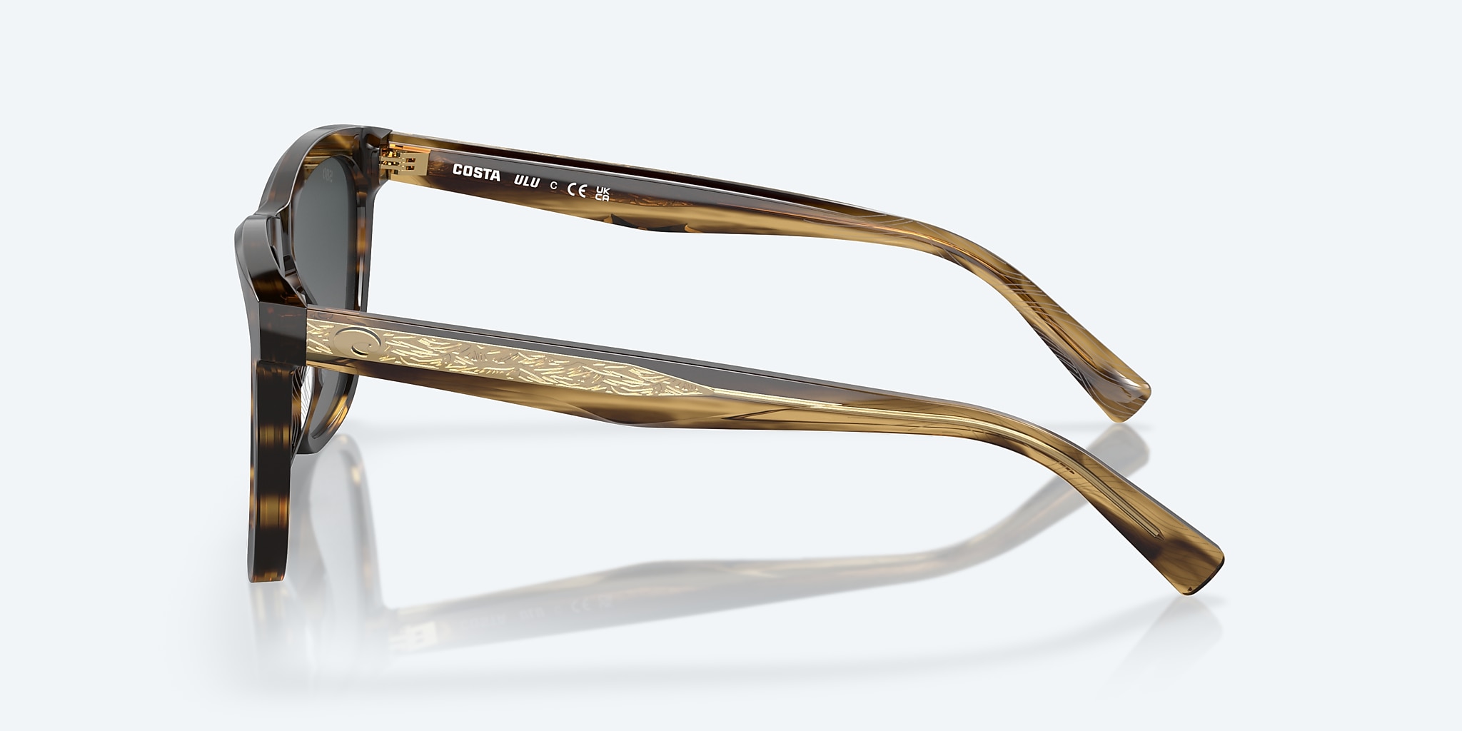 Sunglasses Costa Ulu L (56-17) with Gray Gradient lens and Tortoise frame Image 4 of 8 Sunglasses Costa Ulu L (56-17) with Gray Gradient lens and Tortoise frame Image 4 of 8