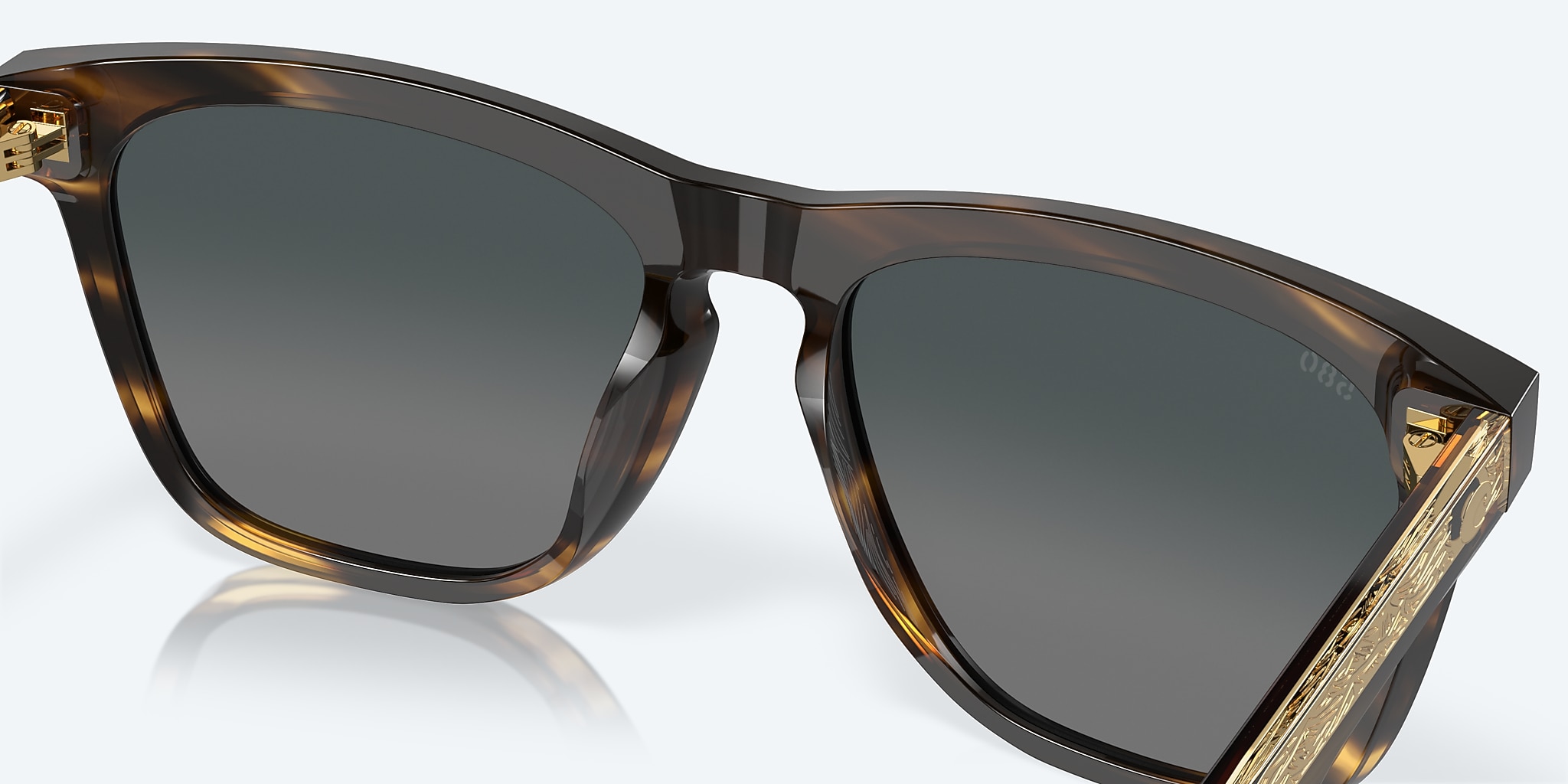 Sunglasses Costa Ulu L (56-17) with Gray Gradient lens and Tortoise frame Image 8 of 8 Sunglasses Costa Ulu L (56-17) with Gray Gradient lens and Tortoise frame Image 8 of 8