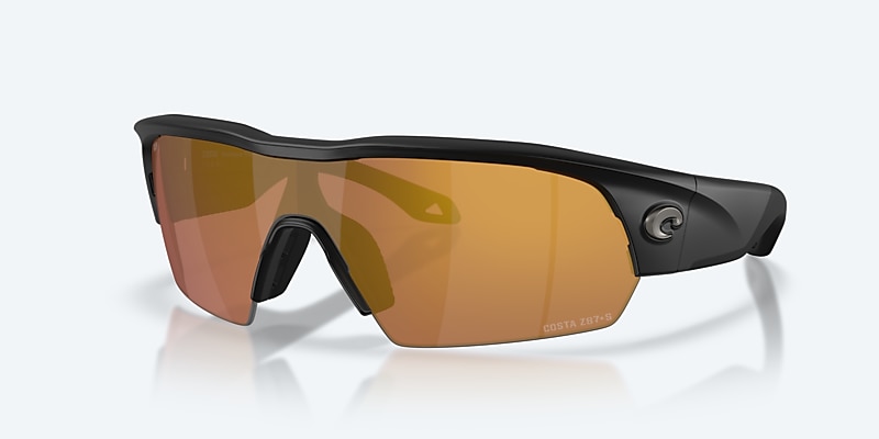 Sunglasses Costa Pilothouse PRO XXL (35-135) with Gold Mirror lens and Matte Black frame Image 1 of 9