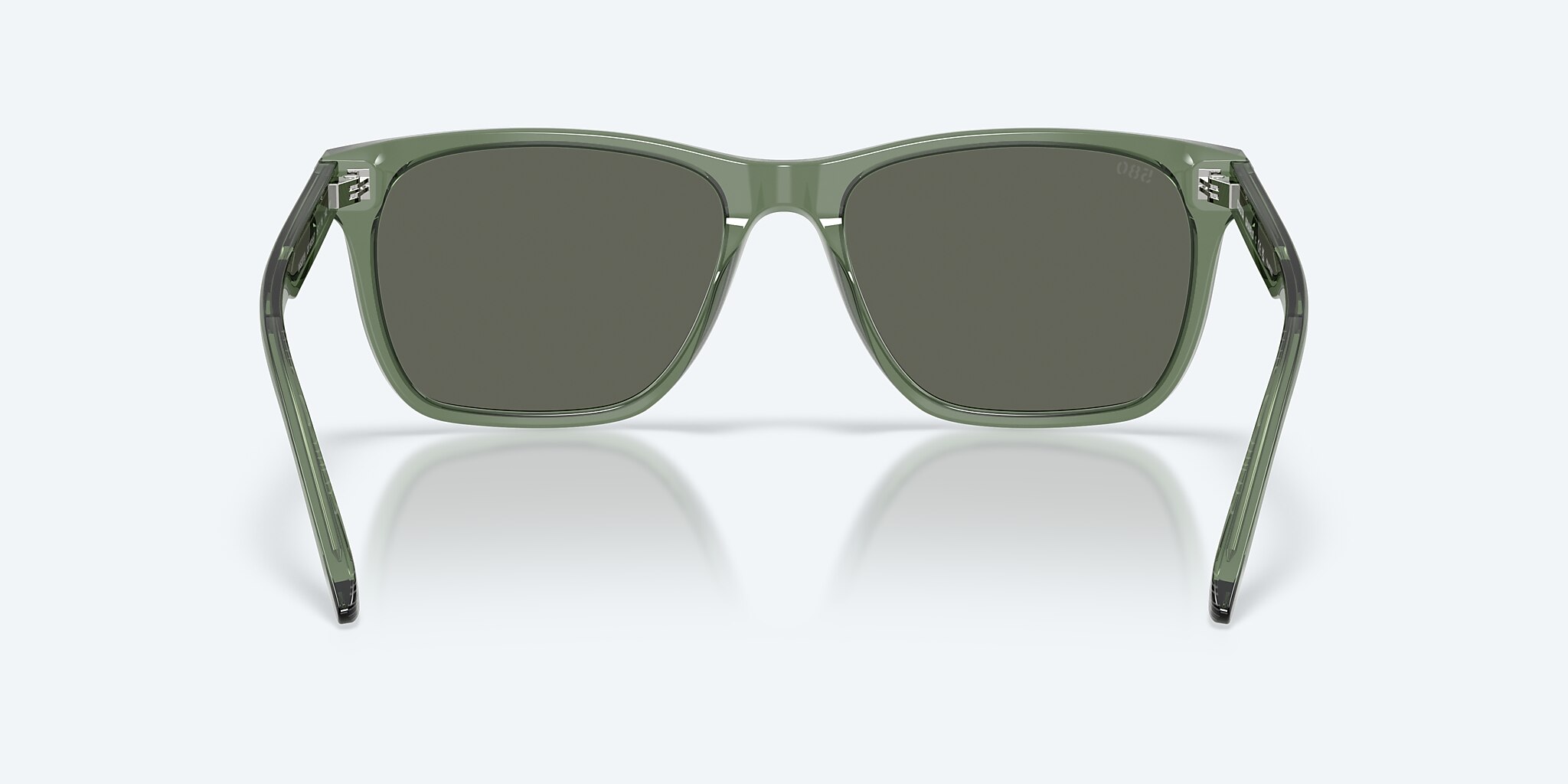 Sunglasses Costa Gravels L (57-18) with Gray lens and Algae Green frame Image 5 of 9