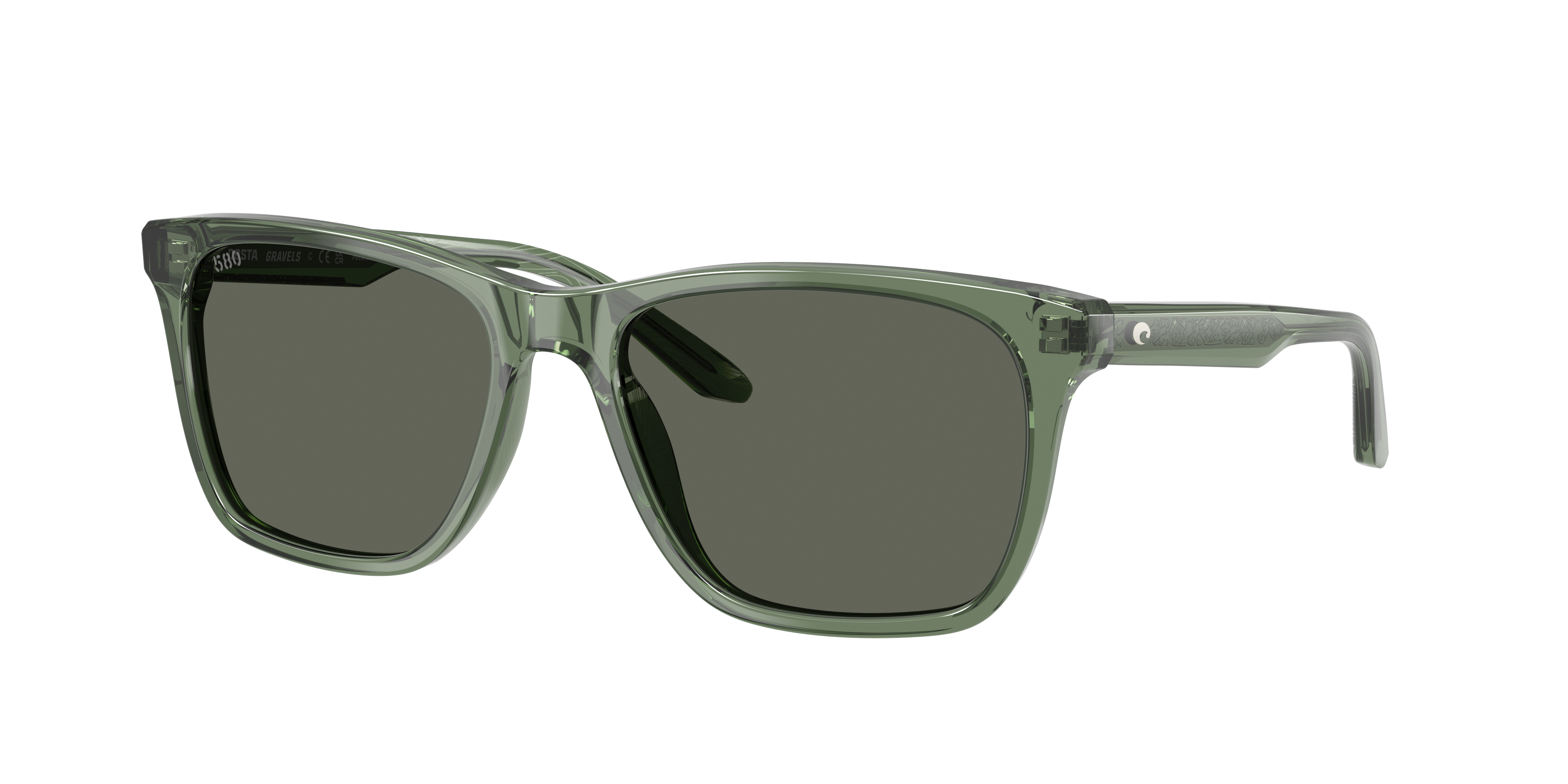 Costa Del Mar Sullivan Sunglasses - Matte Tortoise Frame With Blue Mirror Lenses SUL191OBMGLP