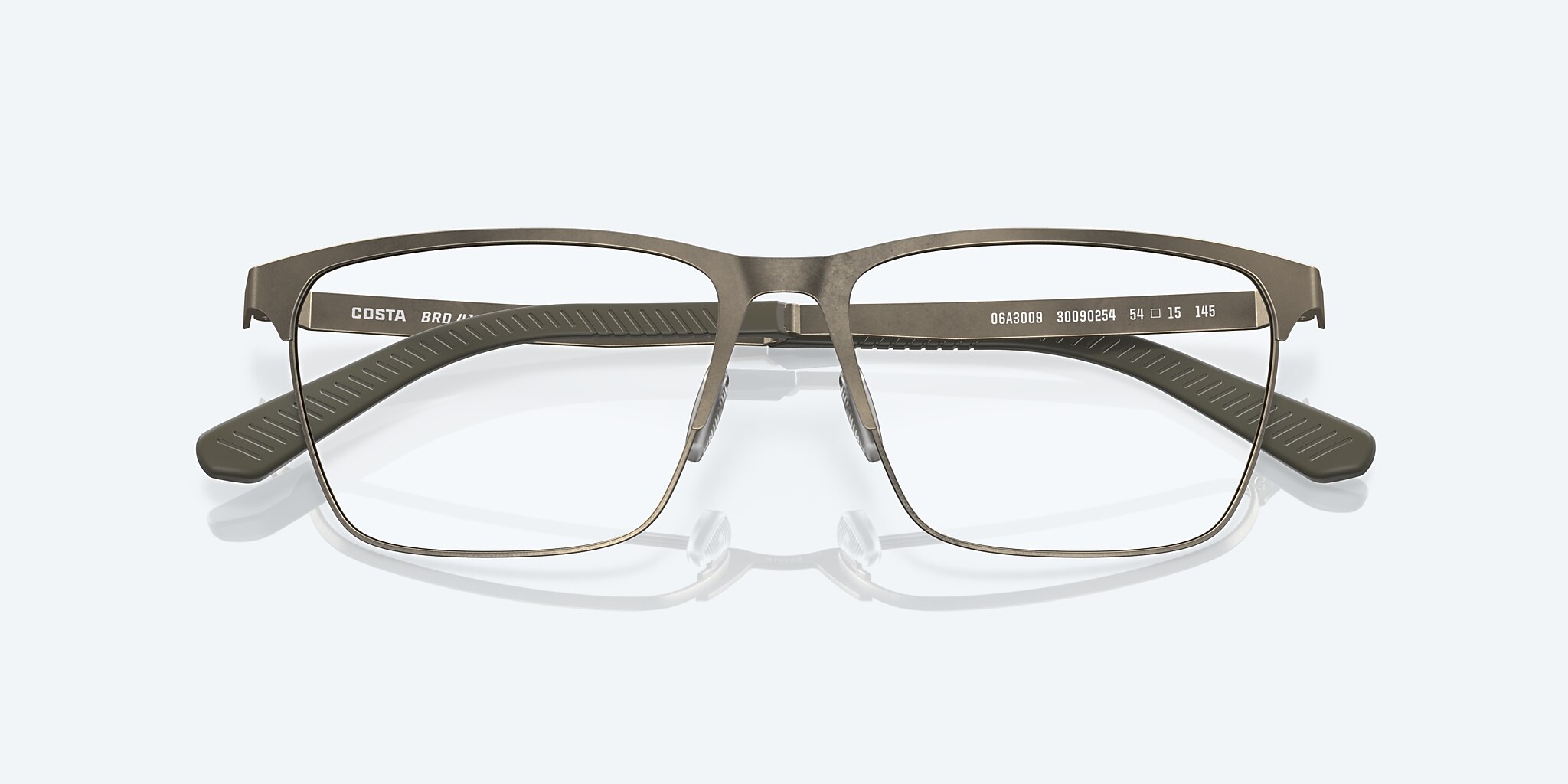 Lentes de Vista Costa Bimini Road 410 M (54-15) con Micas de Demostración lente y Latón desgastado montura Imagen 5 de 7