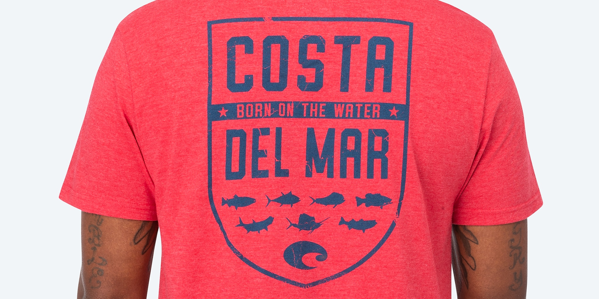 Apparel Rojo Jaspeado Costa Species Shield SS Imagen 2 de 2 Apparel Rojo Jaspeado Costa Species Shield SS Imagen 2 de 2