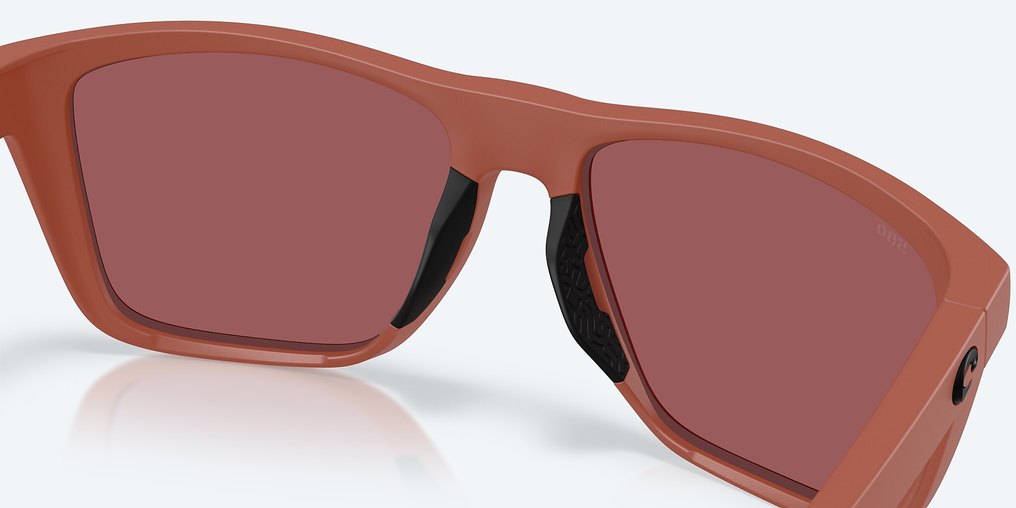 Sunglasses Costa Mainsail XL XXL (59-18) with Gold Mirror lens and Matte Terra Cotta frame Image 7 of 9