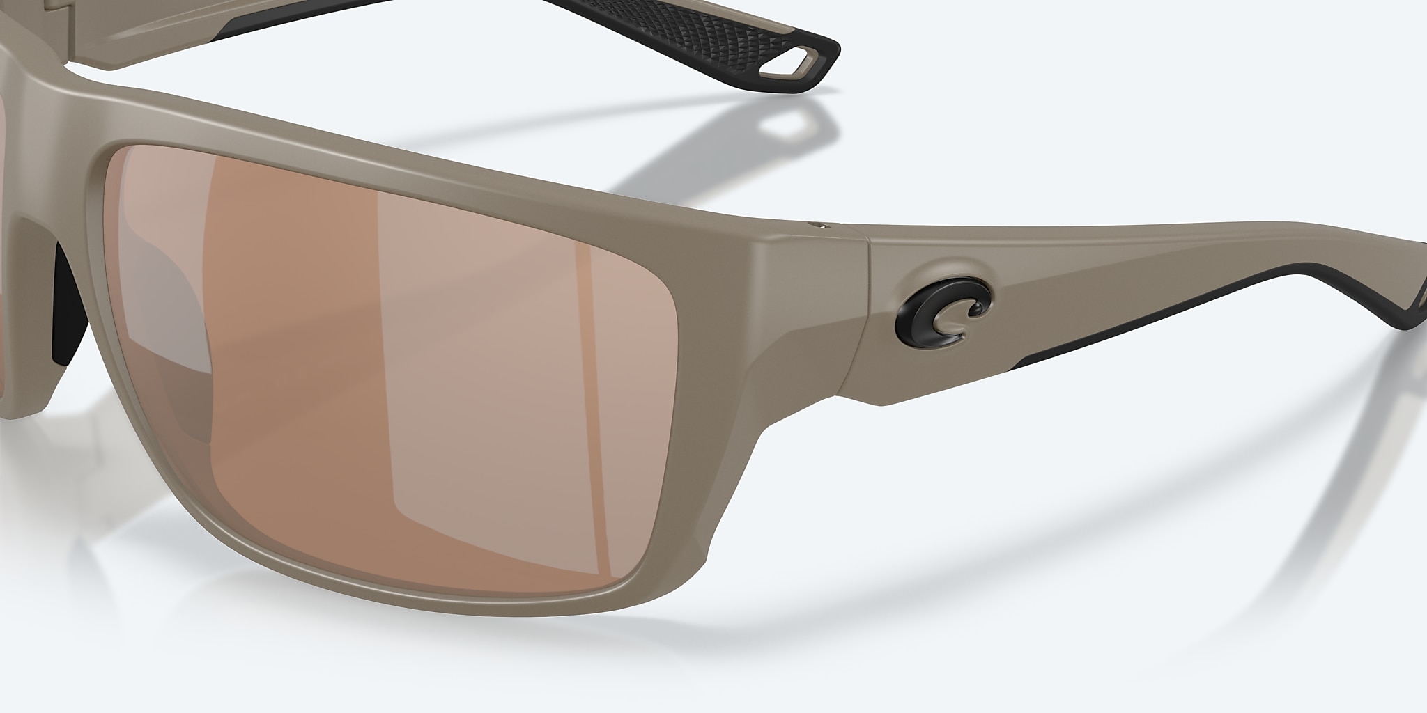 Sunglasses Costa Fly Line L (64-13) with Copper Silver Mirror lens and Matte Sand frame Image 6 of 7 Sunglasses Costa Fly Line L (64-13) with Copper Silver Mirror lens and Matte Sand frame Image 6 of 7