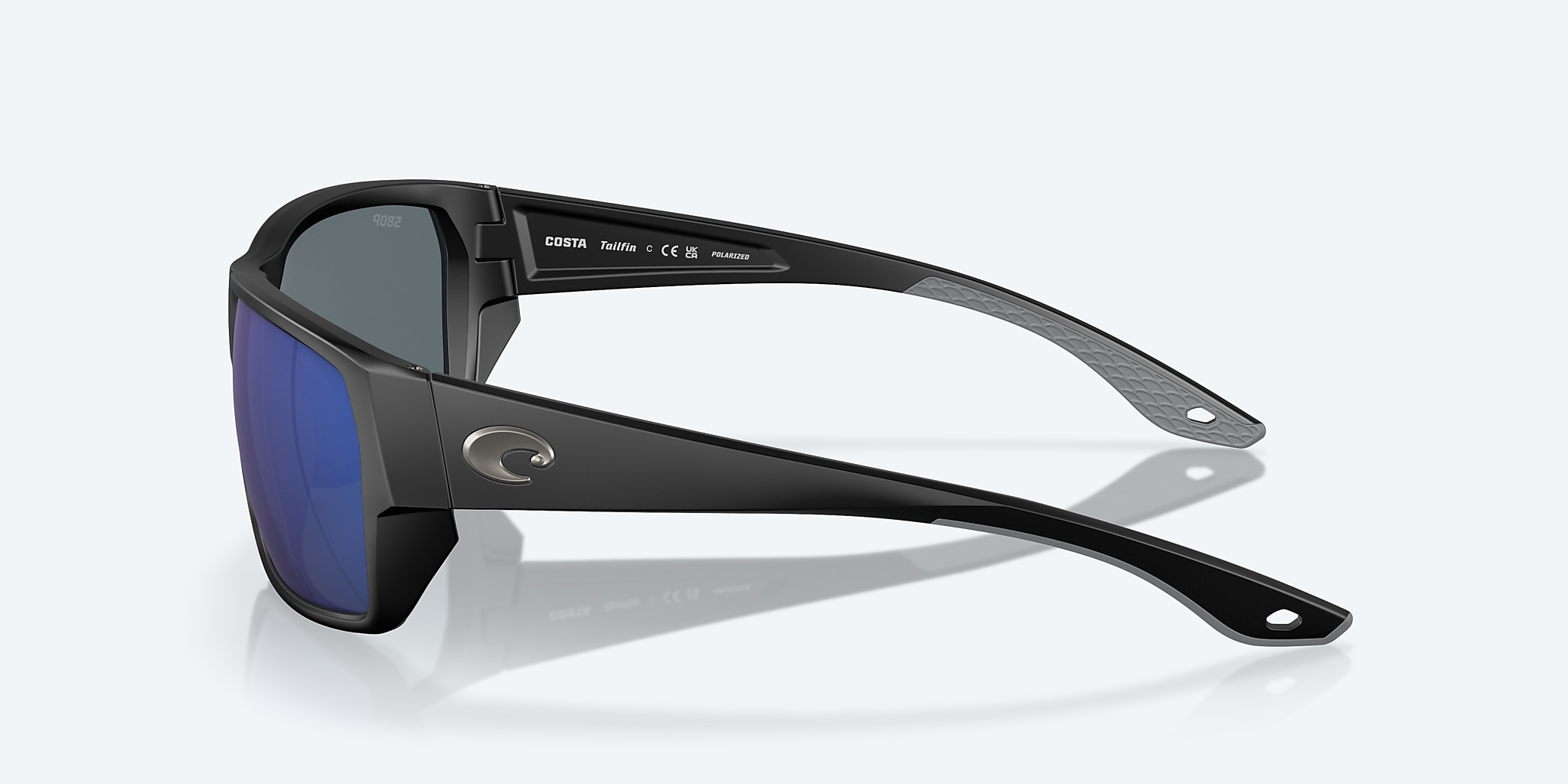 Lentes de Sol Costa Tailfin S (57-17) con Azul Espejeado lente y Negro Mate montura Imagen 3 de 7 Lentes de Sol Costa Tailfin S (57-17) con Azul Espejeado lente y Negro Mate montura Imagen 3 de 7