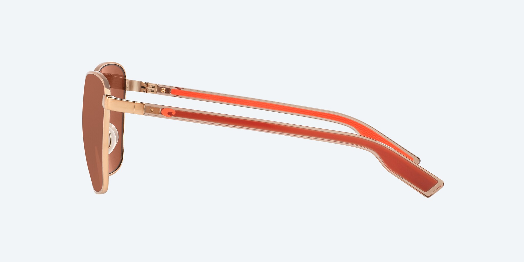 Sunglasses Costa Paloma XL (58-16) with Copper lens and Brushed Rose Gold frame Image 3 of 4