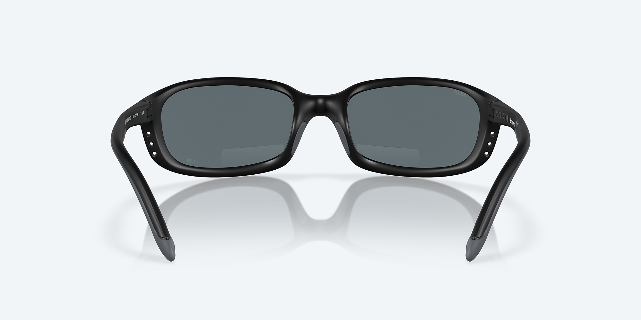 Readers Costa Brine Readers M (59-18) with Blue Mirror lens and Matte Black frame Image 4 of 7 Readers Costa Brine Readers M (59-18) with Blue Mirror lens and Matte Black frame Image 4 of 7