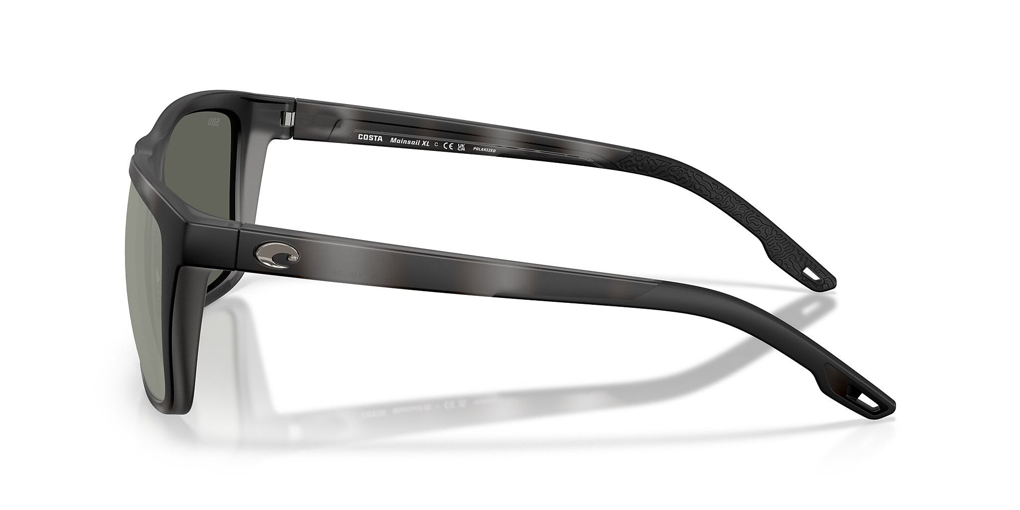 Costa Mainsail XL XXL (59-18) with Gray Silver Mirror lenses and