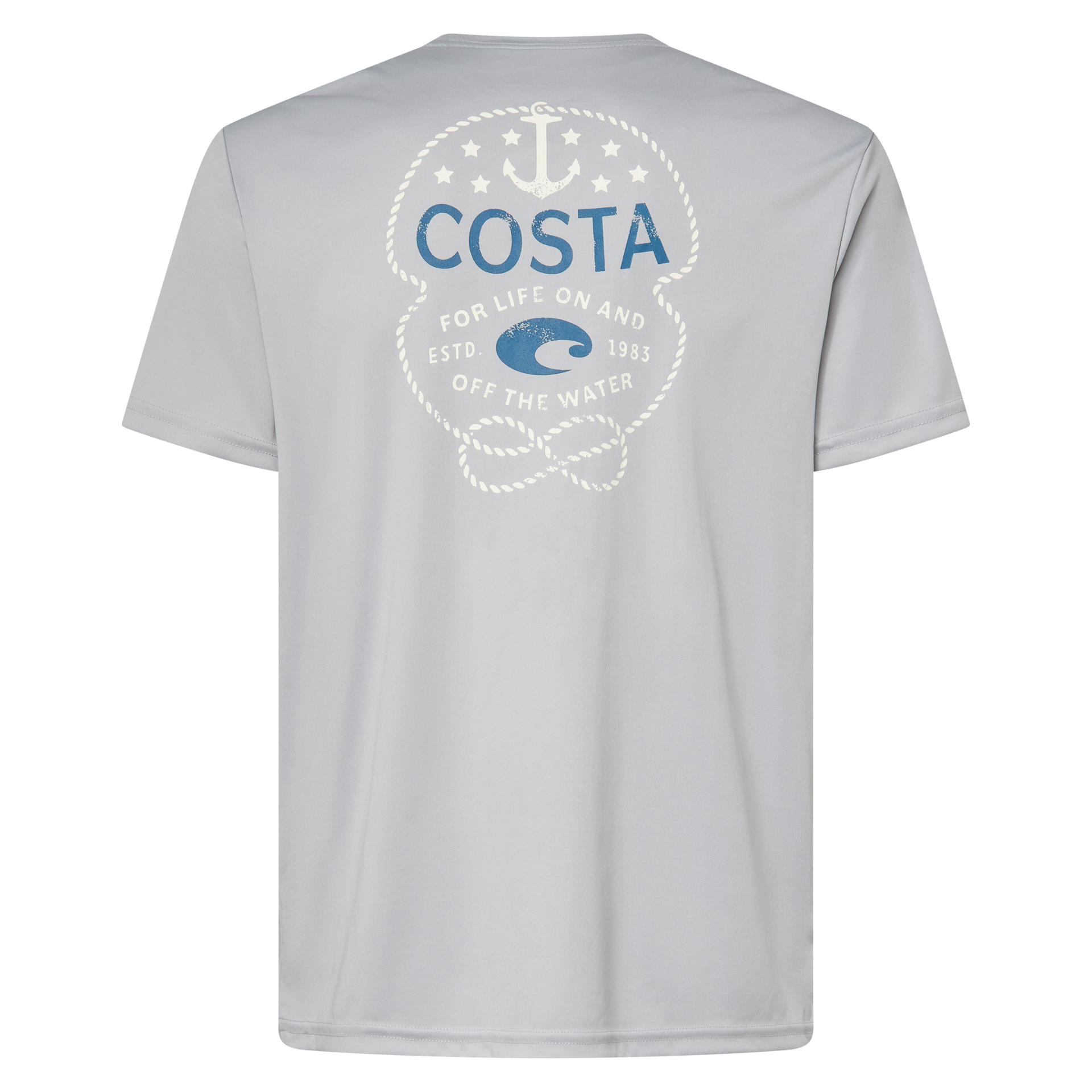 Costa Men's American Knot U Shirt, in Grey, Size Medium | by West Marine