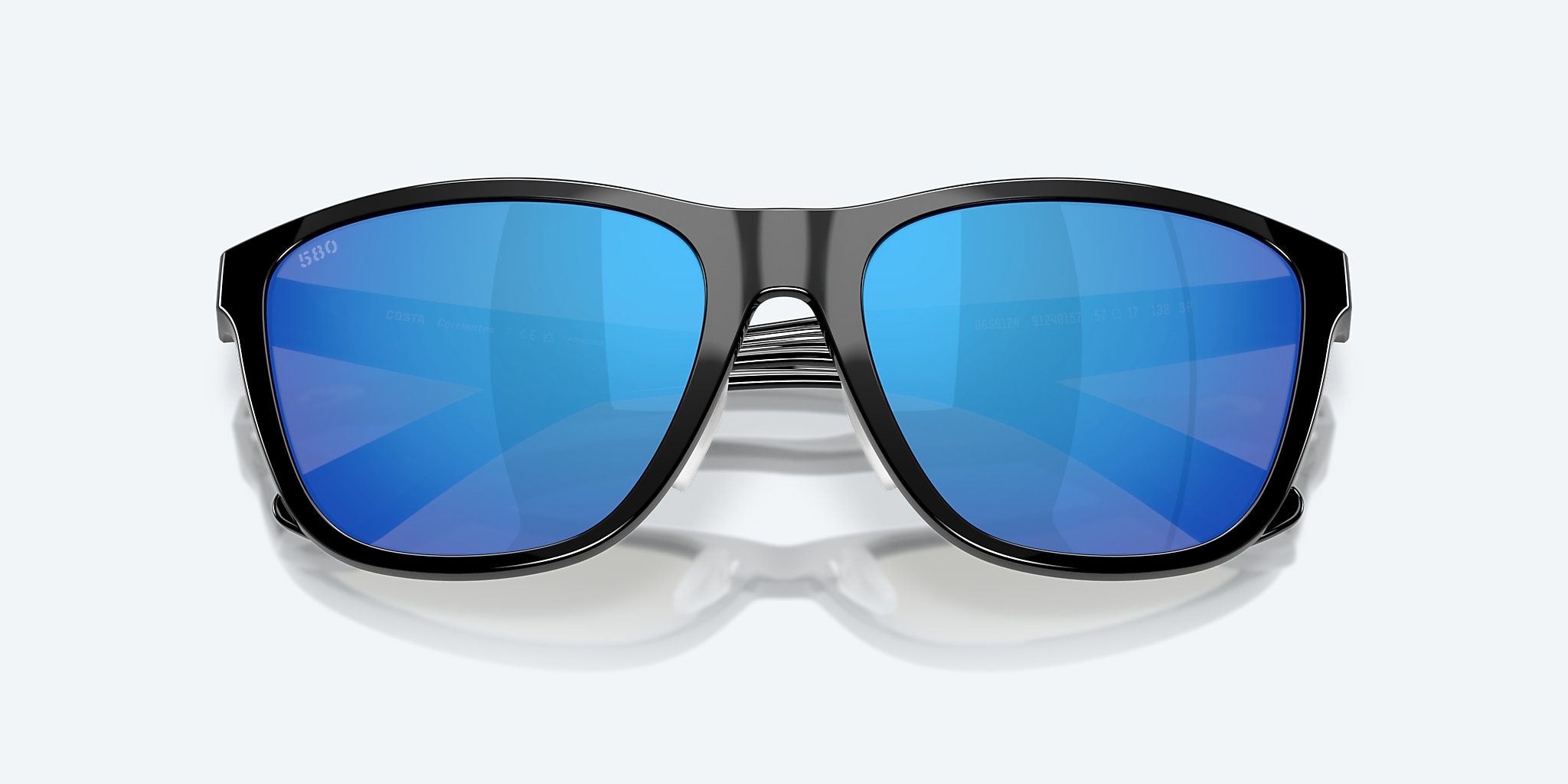 Sunglasses Costa Corrientes L (57-17) with Blue Mirror lens and Black frame Image 5 of 8 Sunglasses Costa Corrientes L (57-17) with Blue Mirror lens and Black frame Image 5 of 8
