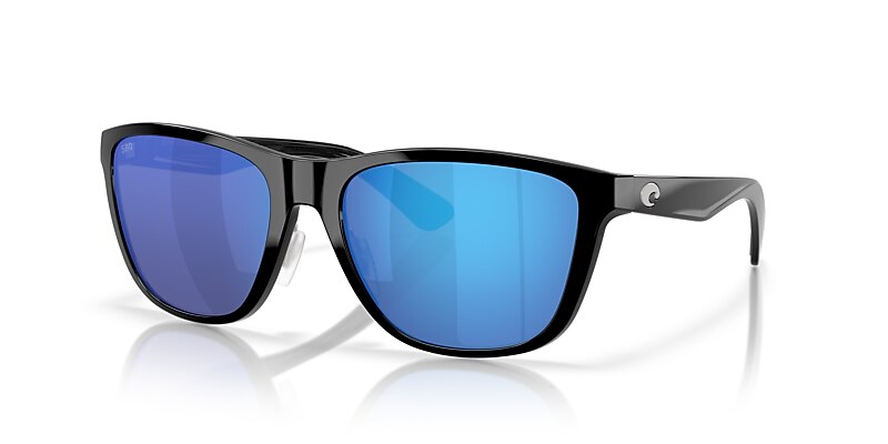 Costa Corrientes L (57-17) with Blue Mirror lenses and Black frame