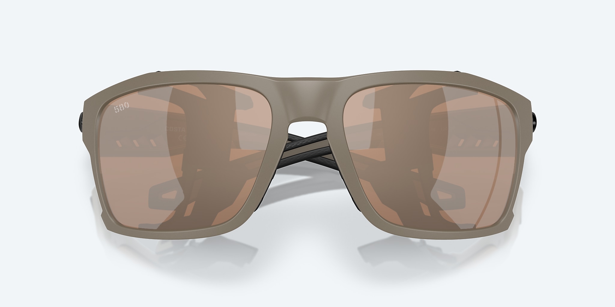 Sunglasses Costa King Tide 8 L (60-18) with Copper Silver Mirror lens and Matte Sand frame Image 5 of 7 Sunglasses Costa King Tide 8 L (60-18) with Copper Silver Mirror lens and Matte Sand frame Image 5 of 7