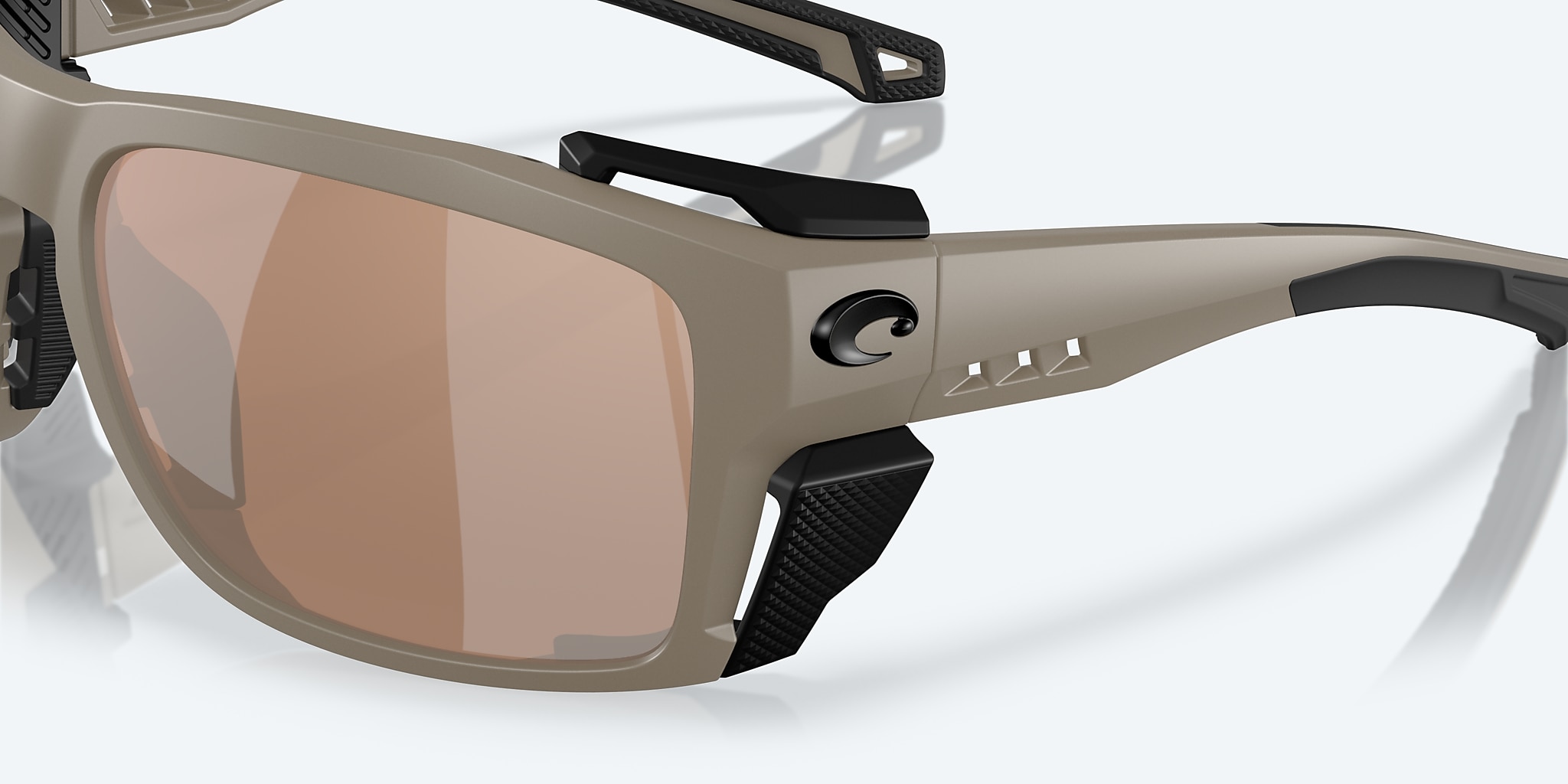 Sunglasses Costa King Tide 8 L (60-18) with Copper Silver Mirror lens and Matte Sand frame Image 6 of 7 Sunglasses Costa King Tide 8 L (60-18) with Copper Silver Mirror lens and Matte Sand frame Image 6 of 7