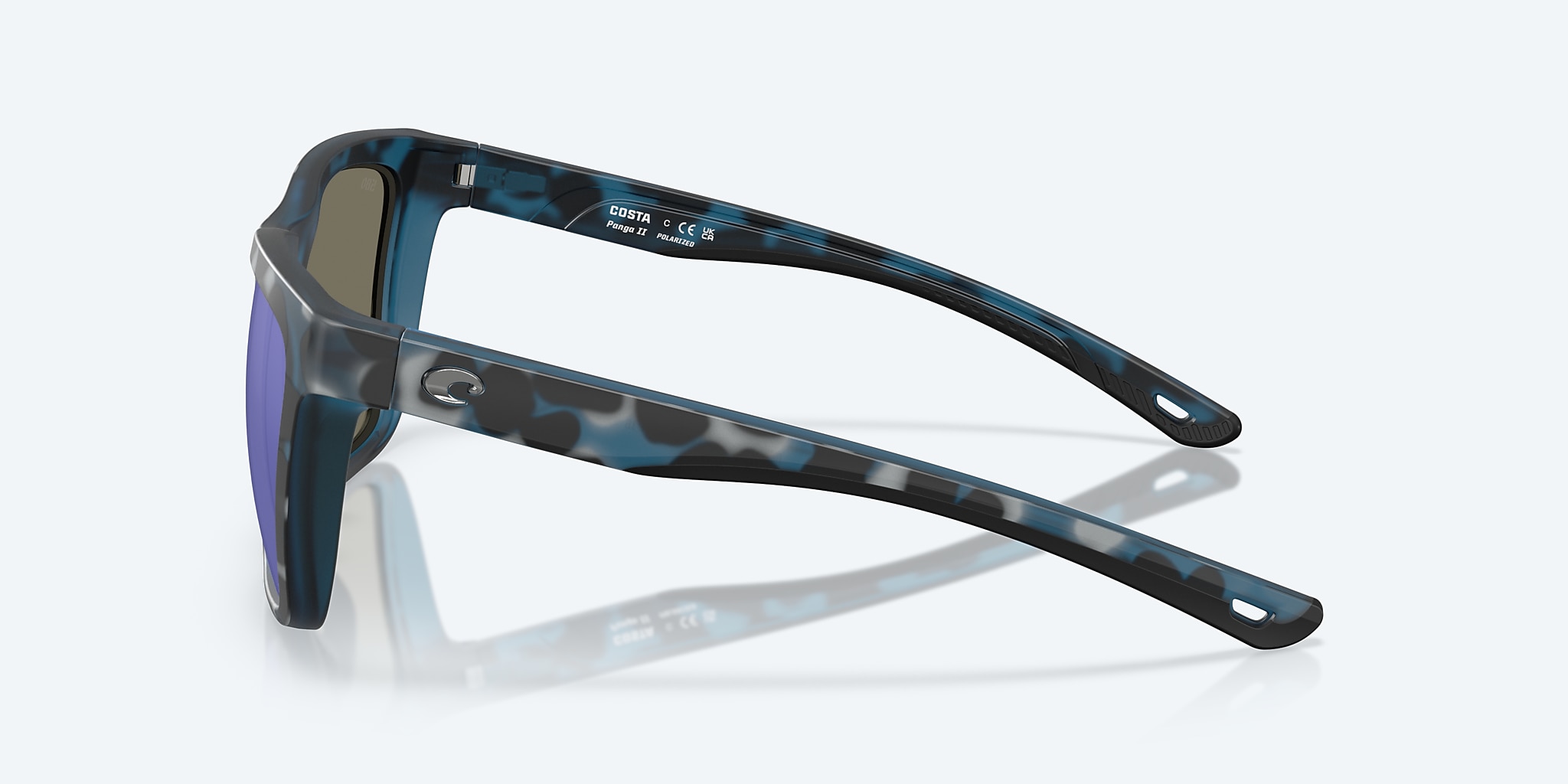 Sunglasses Costa Panga II XL (57-16) with Blue Mirror lens and Deep Water Camo frame Image 3 of 9 Sunglasses Costa Panga II XL (57-16) with Blue Mirror lens and Deep Water Camo frame Image 3 of 9