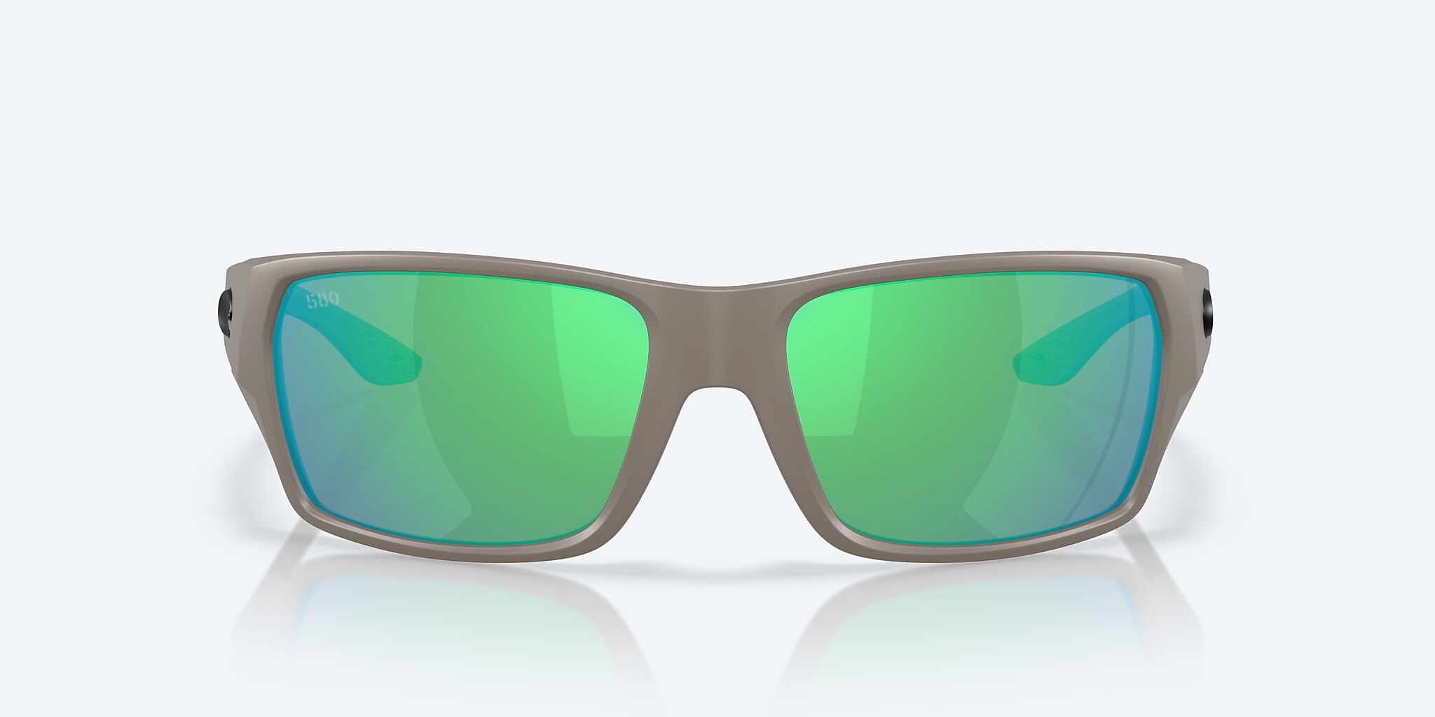 Sunglasses Costa Tailfin M (60-17) with Green Mirror lens and Olive Shale frame Image 2 of 8