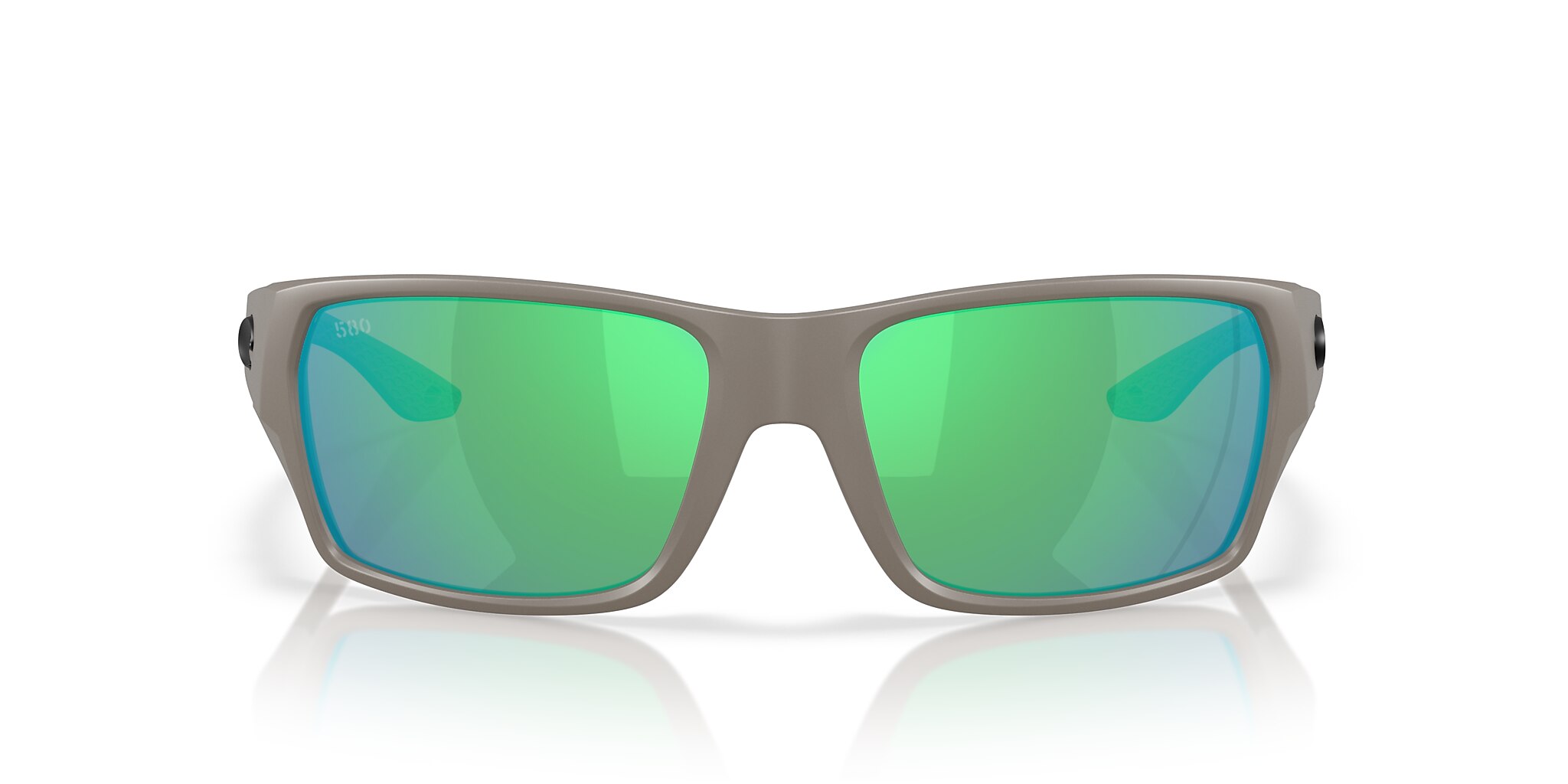 Costa Tailfin M (60-17) with Green Mirror lenses and Olive Shale