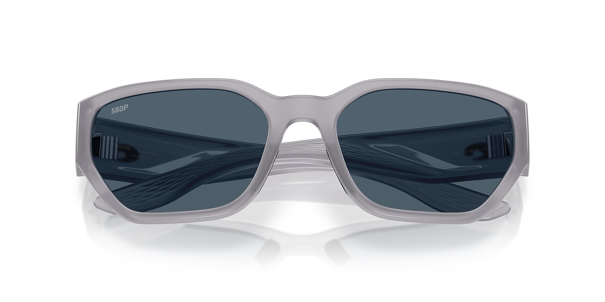 Costa Clemente XL (58-19) with Gray lenses and Milky Violet frame