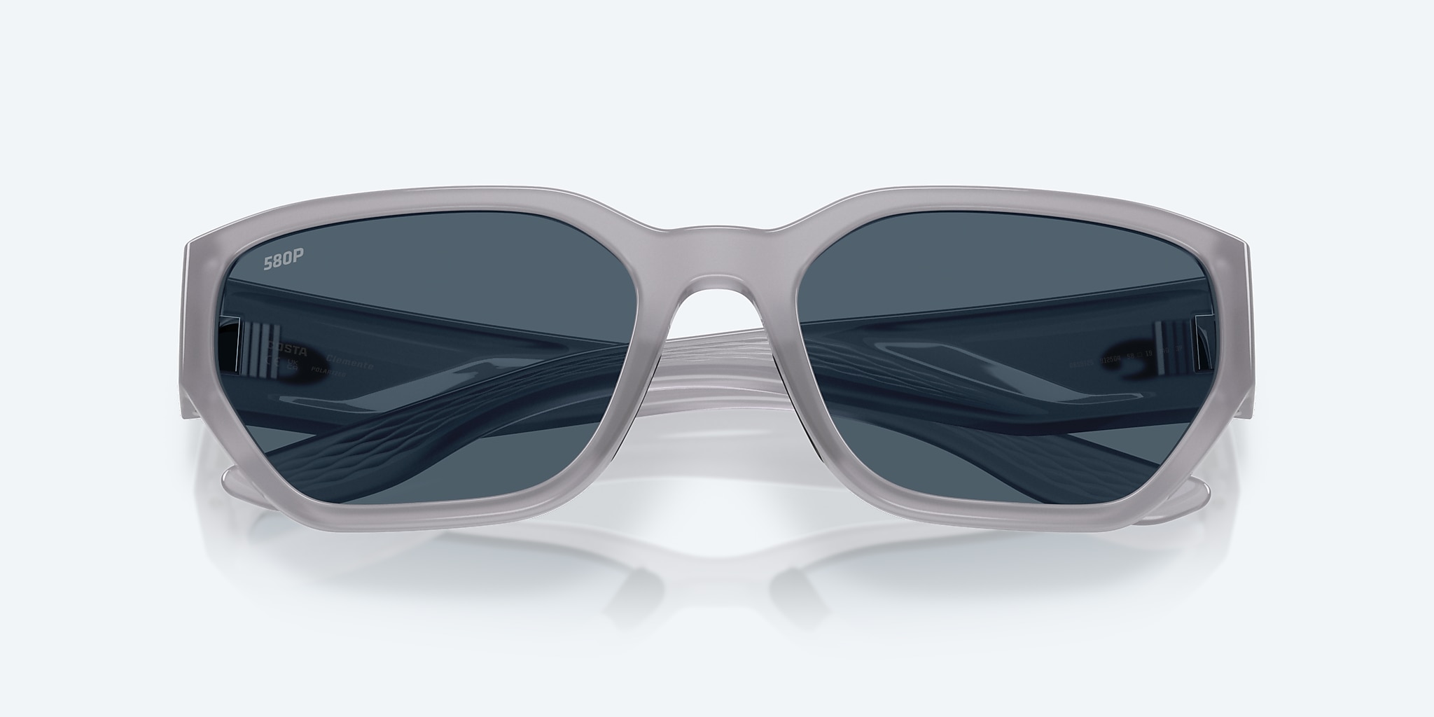 Sunglasses Costa Clemente XL (58-19) with Gray lens and Milky Violet frame Image 5 of 7 Sunglasses Costa Clemente XL (58-19) with Gray lens and Milky Violet frame Image 5 of 7
