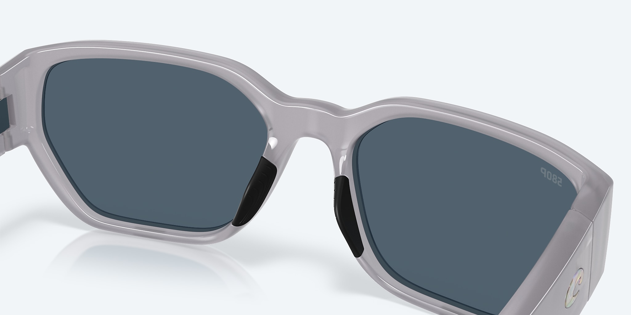 Sunglasses Costa Clemente XL (58-19) with Gray lens and Milky Violet frame Image 7 of 7 Sunglasses Costa Clemente XL (58-19) with Gray lens and Milky Violet frame Image 7 of 7