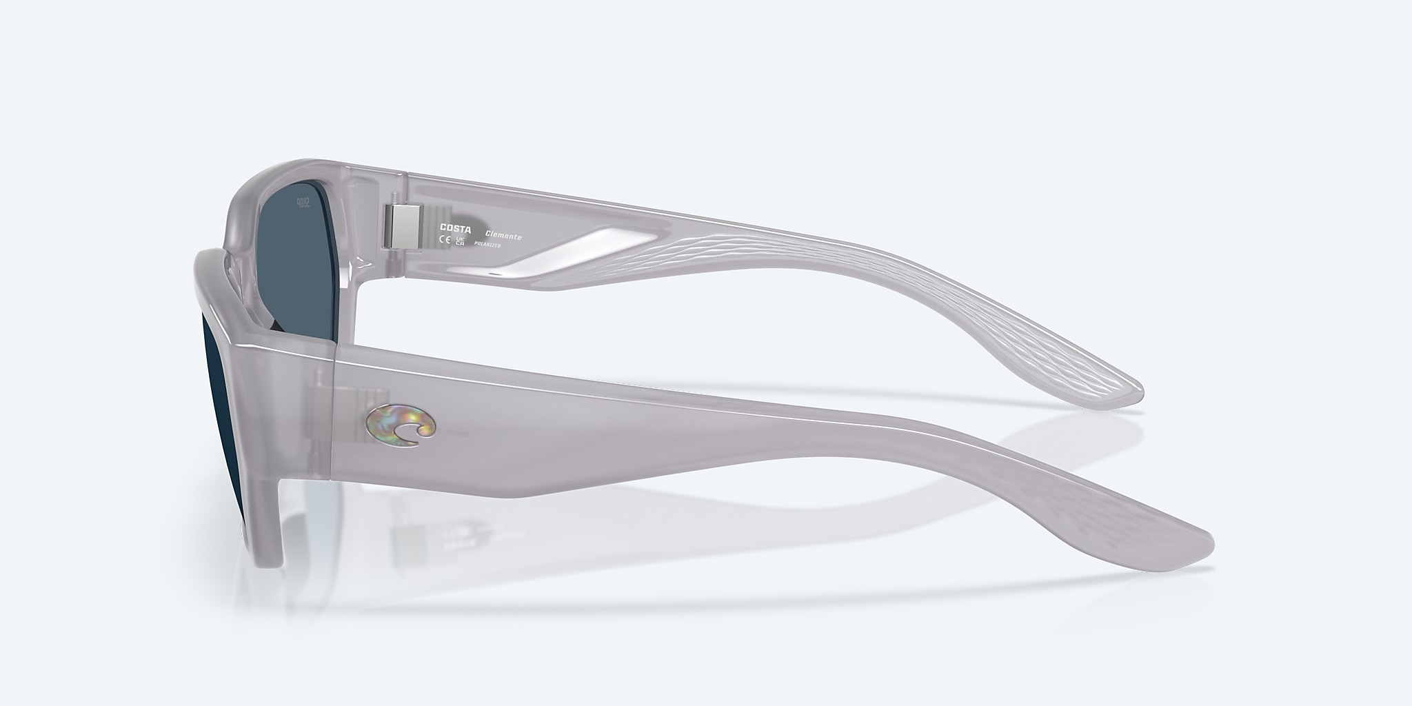 Sunglasses Costa Clemente XL (58-19) with Gray lens and Milky Violet frame Image 3 of 7 Sunglasses Costa Clemente XL (58-19) with Gray lens and Milky Violet frame Image 3 of 7