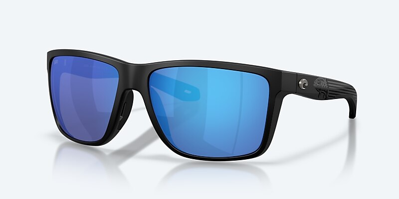 Sunglasses Costa Broadbill II XL XXL (62-15) with Blue Mirror lens and Americas 250th Tuna Flag frame Image 1 of 10