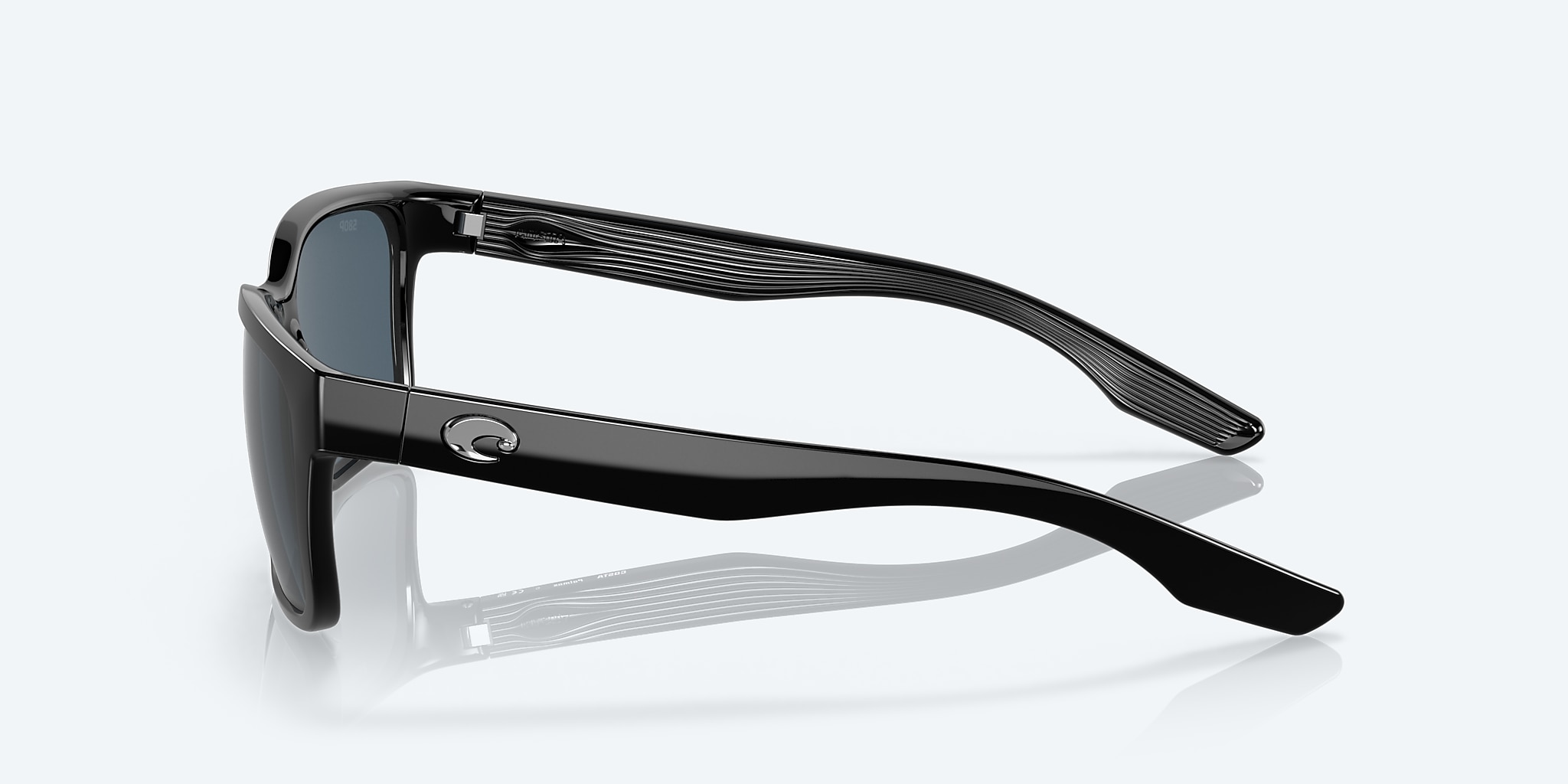 Sunglasses Costa Palmas XL (57-17) with Gray lens and Black frame Image 3 of 7 Sunglasses Costa Palmas XL (57-17) with Gray lens and Black frame Image 3 of 7