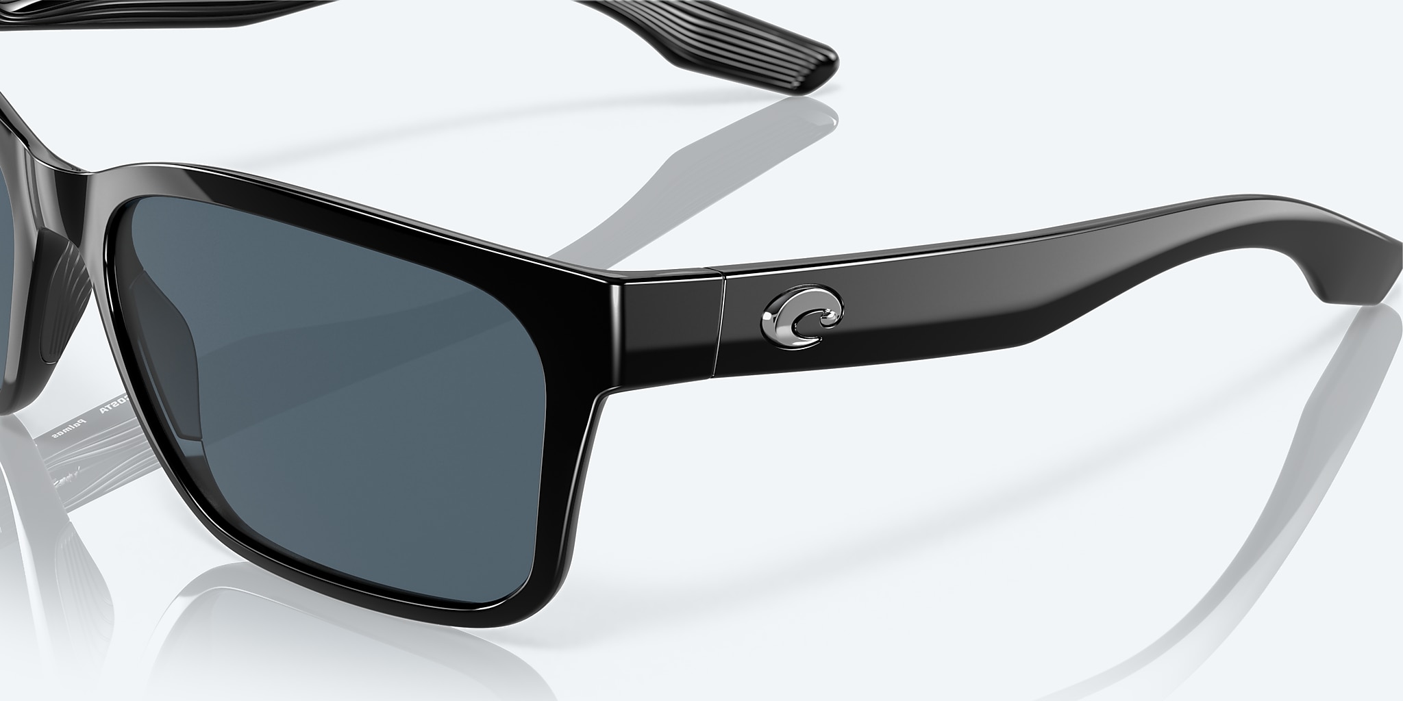 Sunglasses Costa Palmas XL (57-17) with Gray lens and Black frame Image 6 of 7 Sunglasses Costa Palmas XL (57-17) with Gray lens and Black frame Image 6 of 7