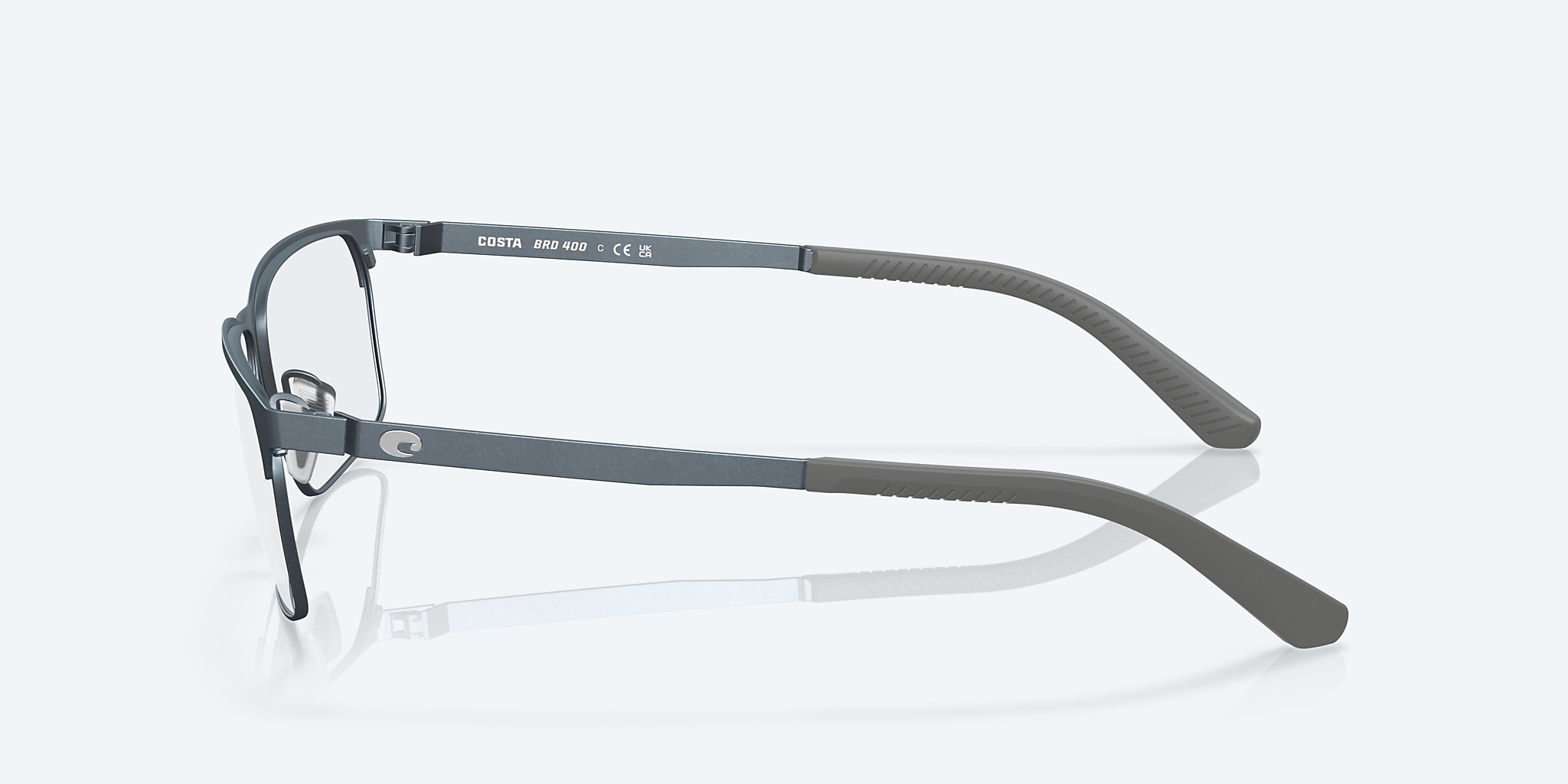 Eyeglasses Costa Bimini Road 400 M (56-14) with Demo Lens lens and Weathered Pacific Blue frame Image 3 of 7 Eyeglasses Costa Bimini Road 400 M (56-14) with Demo Lens lens and Weathered Pacific Blue frame Image 3 of 7