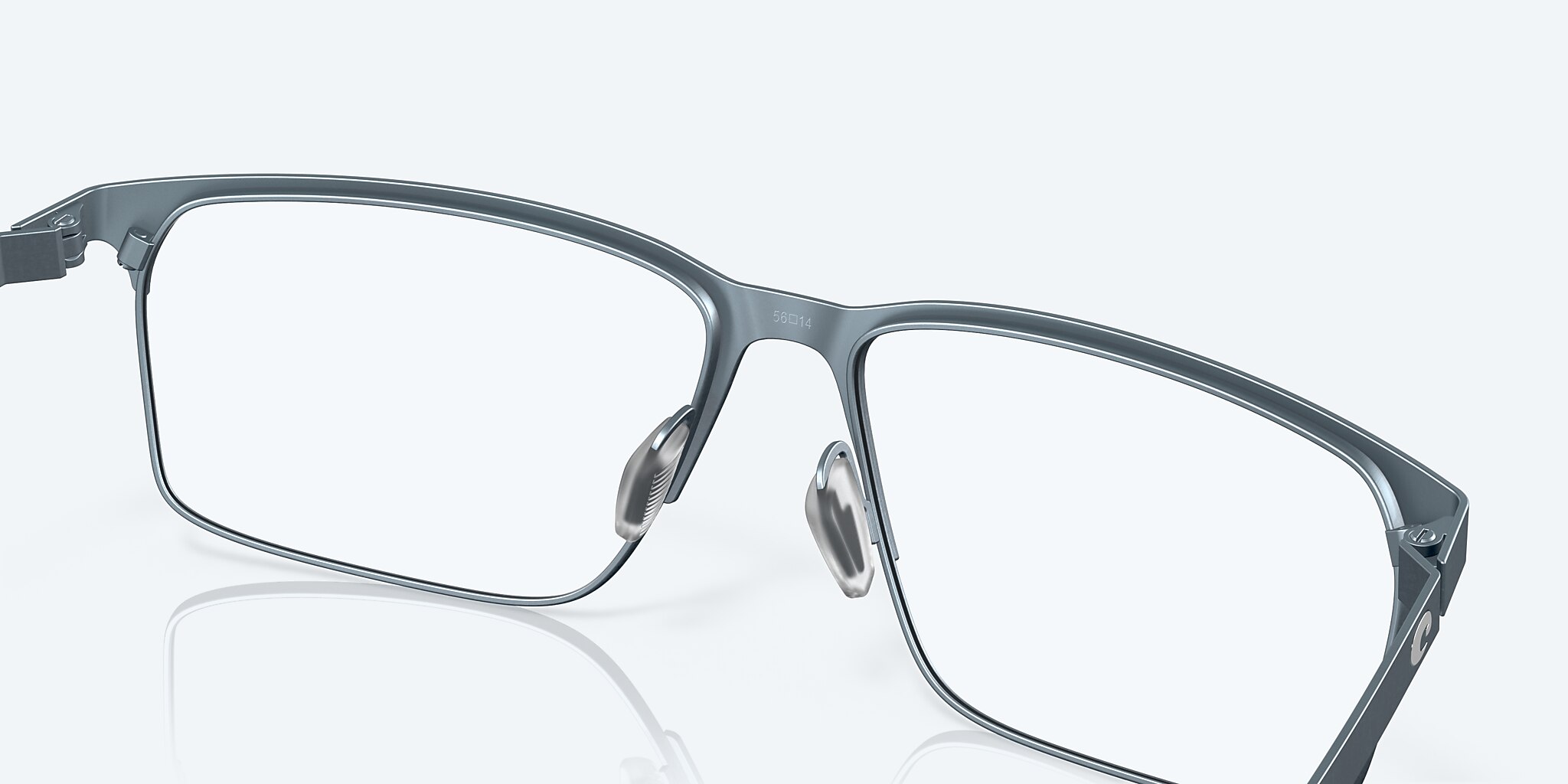 Eyeglasses Costa Bimini Road 400 M (56-14) with Demo Lens lens and Weathered Pacific Blue frame Image 7 of 7 Eyeglasses Costa Bimini Road 400 M (56-14) with Demo Lens lens and Weathered Pacific Blue frame Image 7 of 7