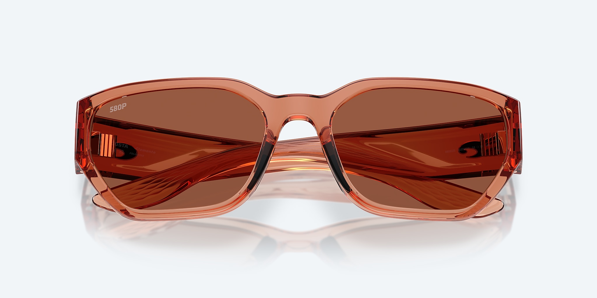 Sunglasses Costa Clemente XL (58-19) with Copper lens and Translucent Pink Sands frame Image 5 of 7 Sunglasses Costa Clemente XL (58-19) with Copper lens and Translucent Pink Sands frame Image 5 of 7