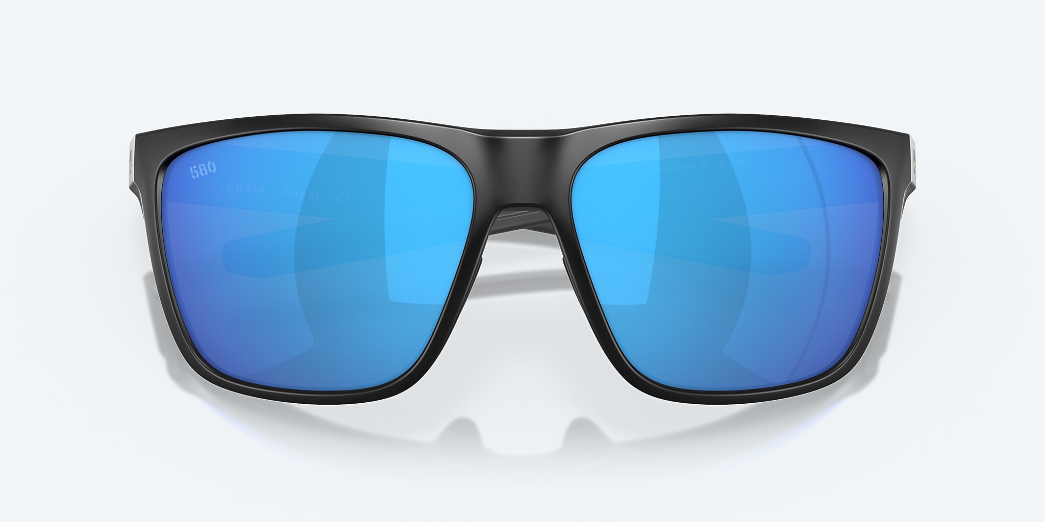 Sunglasses Costa Ferg XL XXL (62-16) with Blue Mirror lens and Matte Black frame Image 6 of 10 Sunglasses Costa Ferg XL XXL (62-16) with Blue Mirror lens and Matte Black frame Image 6 of 10