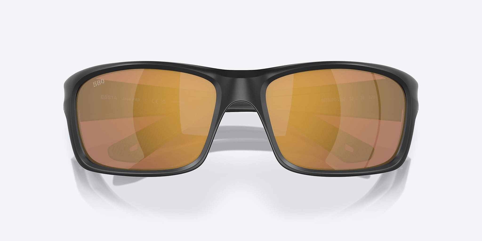 Sunglasses Costa Jose PRO L (62-16) with Gold Mirror lens and Matte Black frame Image 5 of 7 Sunglasses Costa Jose PRO L (62-16) with Gold Mirror lens and Matte Black frame Image 5 of 7