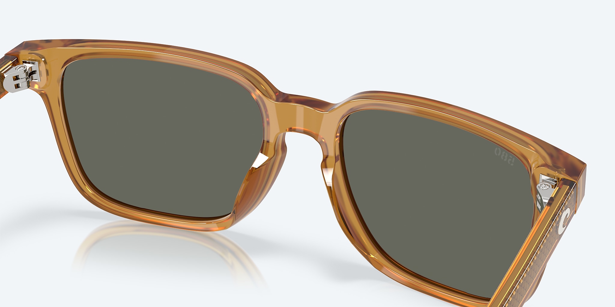 Sunglasses Costa Kailano S (53-17) with Gray lens and Sun Ray frame Image 7 of 8 Sunglasses Costa Kailano S (53-17) with Gray lens and Sun Ray frame Image 7 of 8